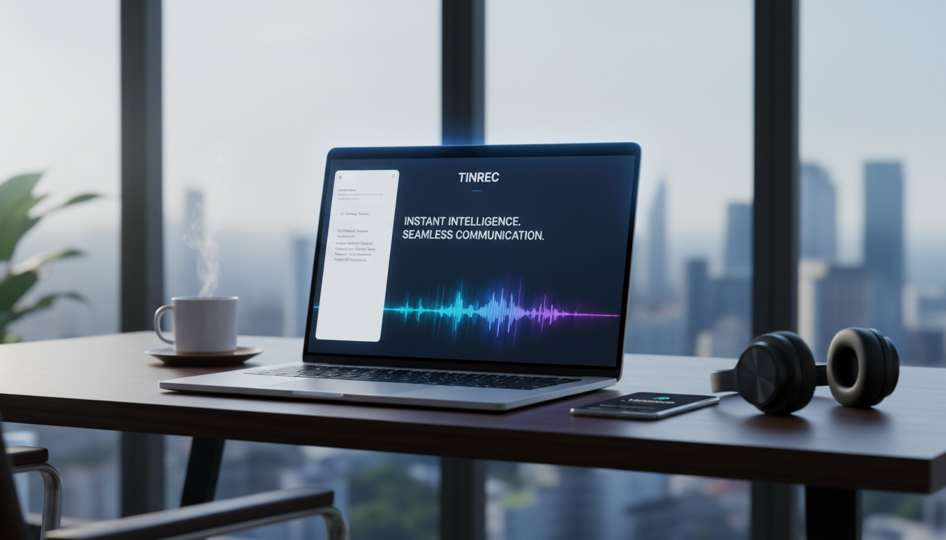 職場與創作者必看：2026 電腦錄音軟體推薦清單，6款工具讓 AI 轉文字與會議紀錄效率翻倍 (含 Tinrec)