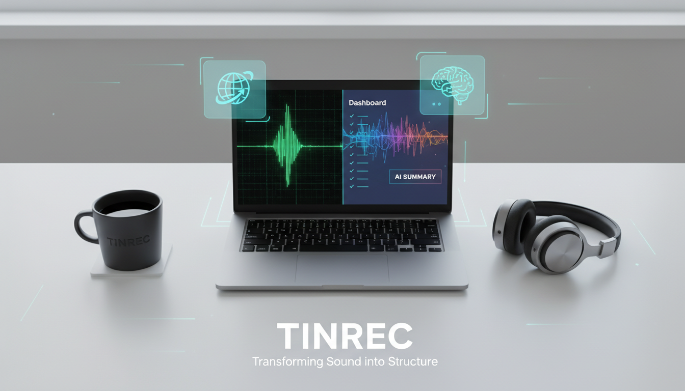 3步完成會議紀錄，Win10錄音隱藏技巧與Tinrec AI轉寫功能太驚豔
