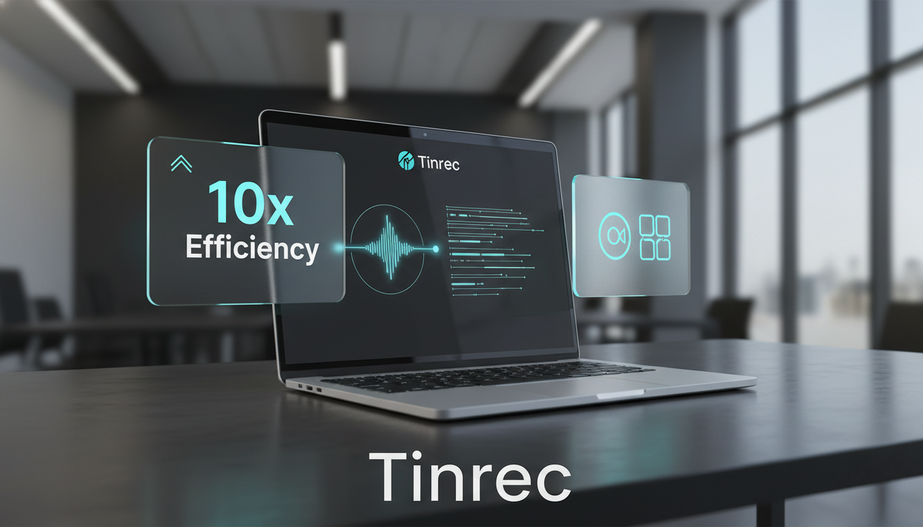 10倍效率提升!2026實測5款免費逐字稿生成器繁體中文,Tinrec 解決聽打痛點太驚豔