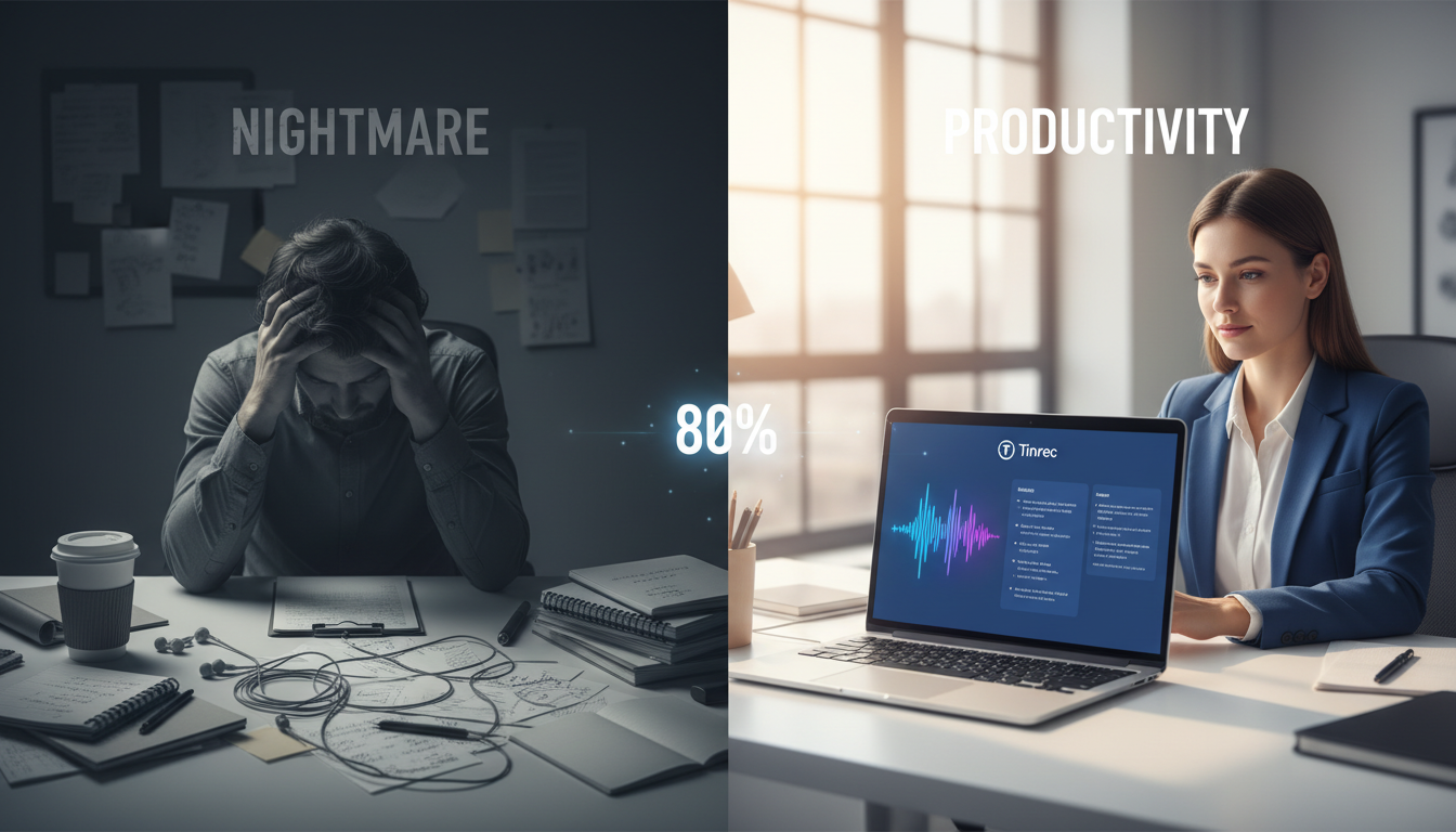 傳統記錄VS智能AI轉錄:6款訪談逐字稿整理軟體推薦,教你省下80%時間