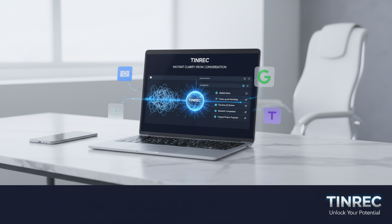 遠端會議用什麼紀錄自動化工具?2026年6款最佳選擇,Tinrec一鍵產出行動項