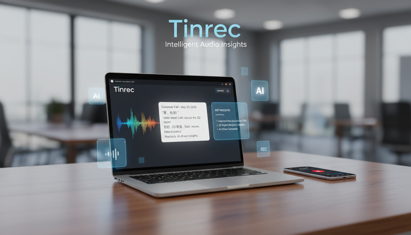 Tinrec廣東話錄音轉文字工具教學：4步完成逐字稿與AI總結實操 (2026評測)