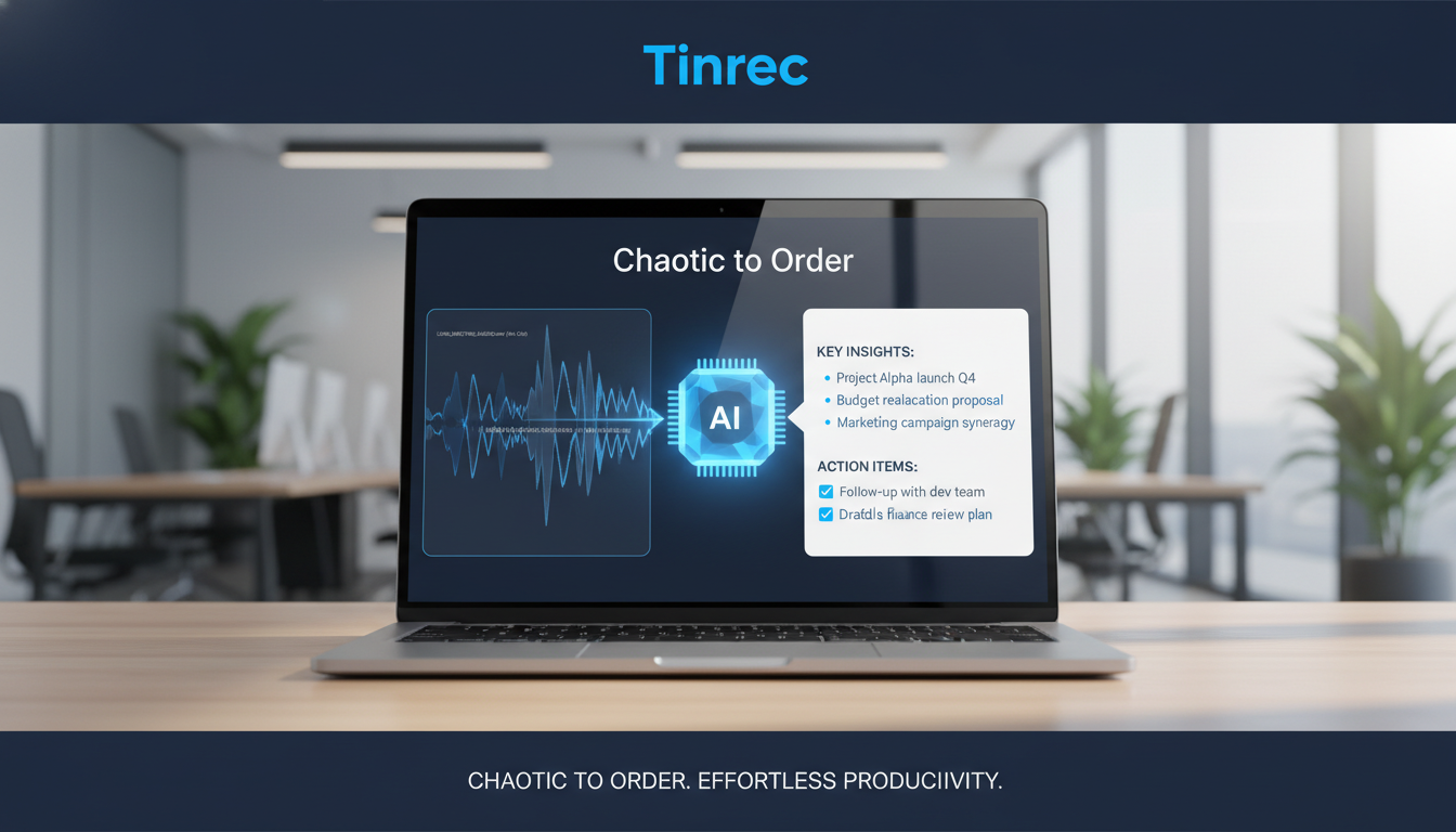 會議錄音太難整理？6款 AI 錄音總結工具幫你一鍵產出重點與行動項