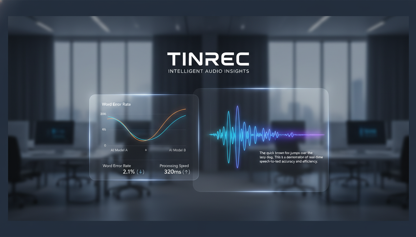 Tinrec 語音轉文字模型評測與教學：5步上手高準度逐字稿生成