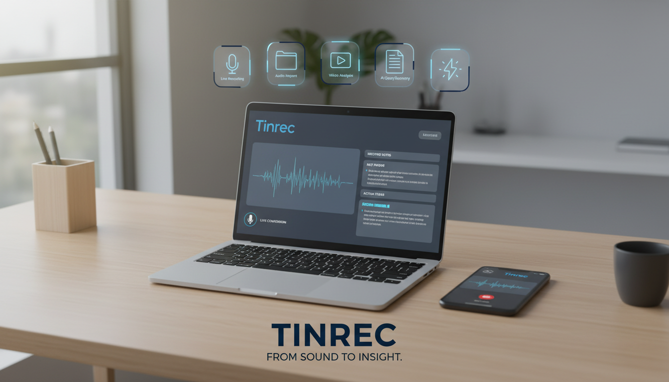 Tinrec與常見語音轉文字模型教學：5步完成逐字稿實操