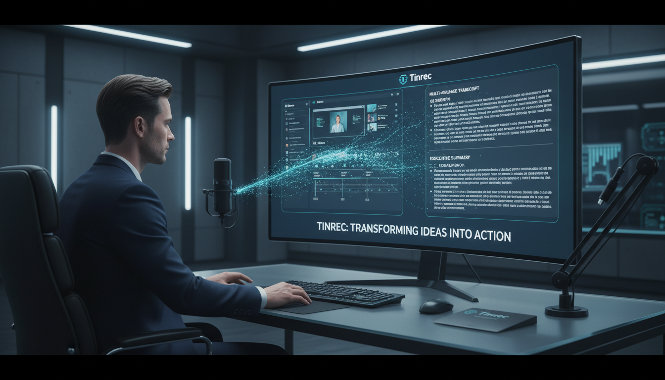 影音創作者與辦公效率痛點：2026視頻轉文字AI完整評測，Tinrec等智能工具的完美解決方案