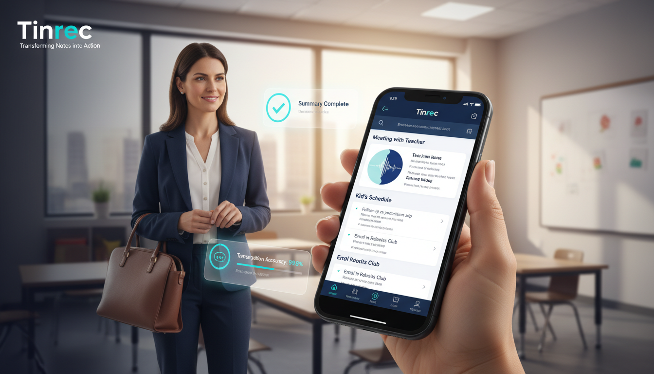 一鍵生成家長會錄音總結:AI語音轉文字工具推薦與實戰教學