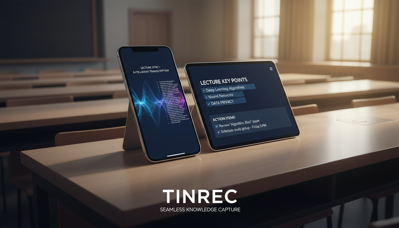 2026年6款聽課錄音APP評測:Tinrec等工具免費生成高質量逐字稿