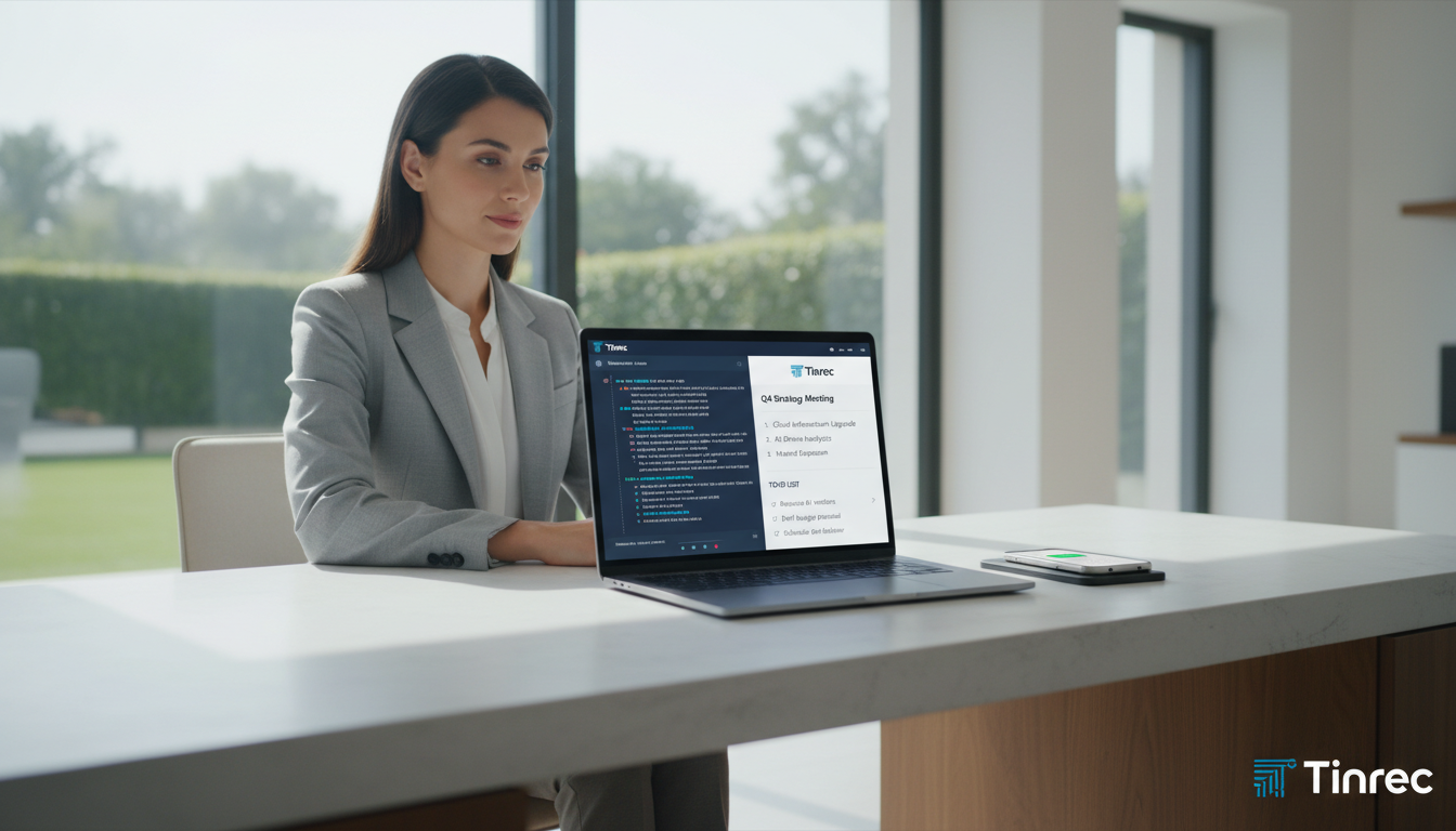 Tinrec 工作纪要app教學：5步上手AI會議紀錄實操
