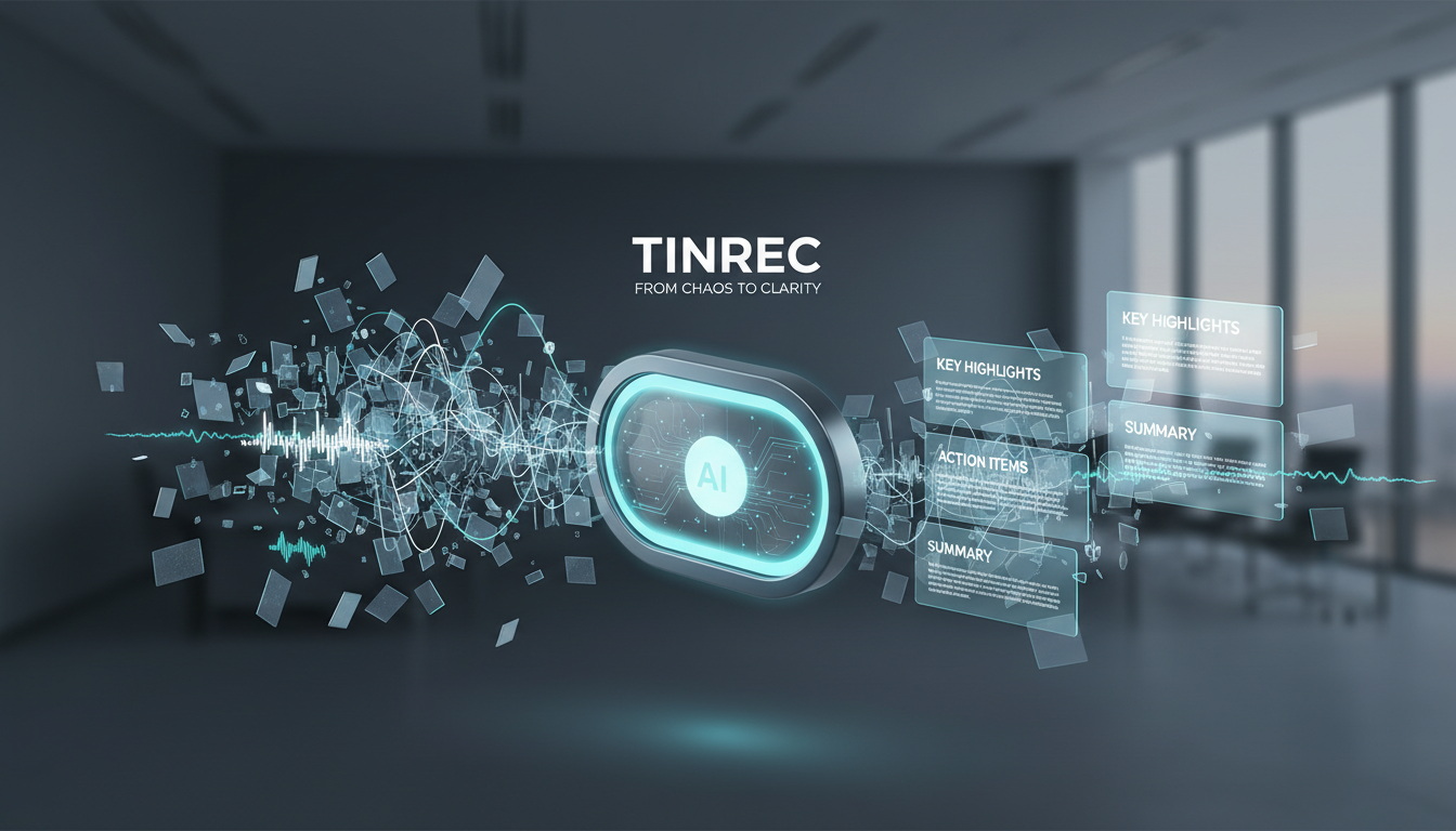 Tinrec工作總結怎麼写教學：5步上手提煉會議紀要與亮點