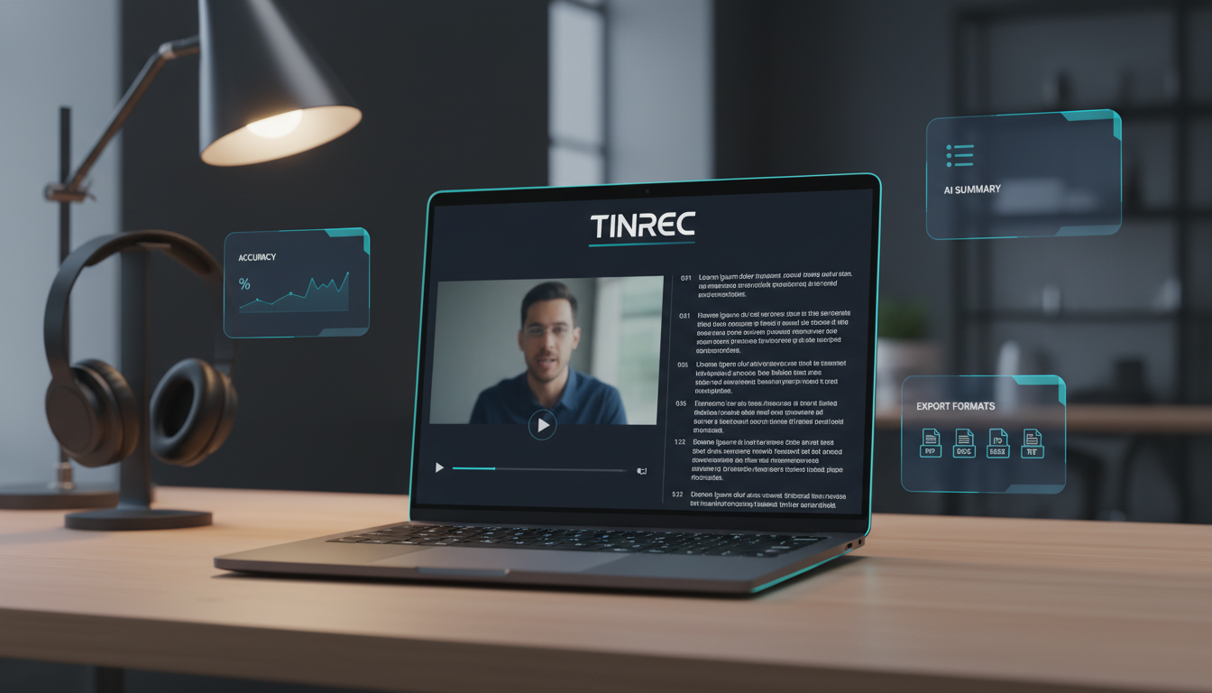 5款視頻轉文字免費工具橫評:中文辨識、匯出格式、免費額度一次看懂