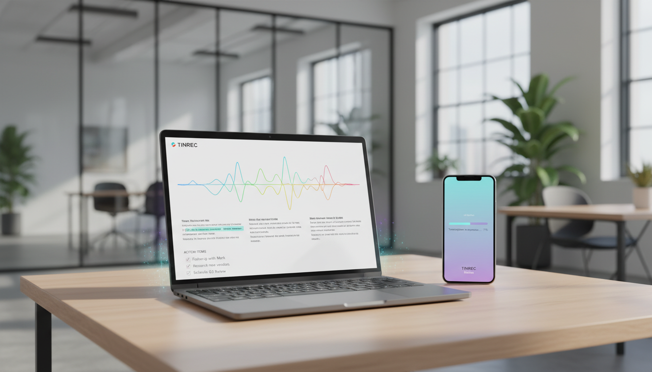 2026年6款語音轉文字API與AI工具評測:告別耗時聽打,Tinrec實戰教學4步上手