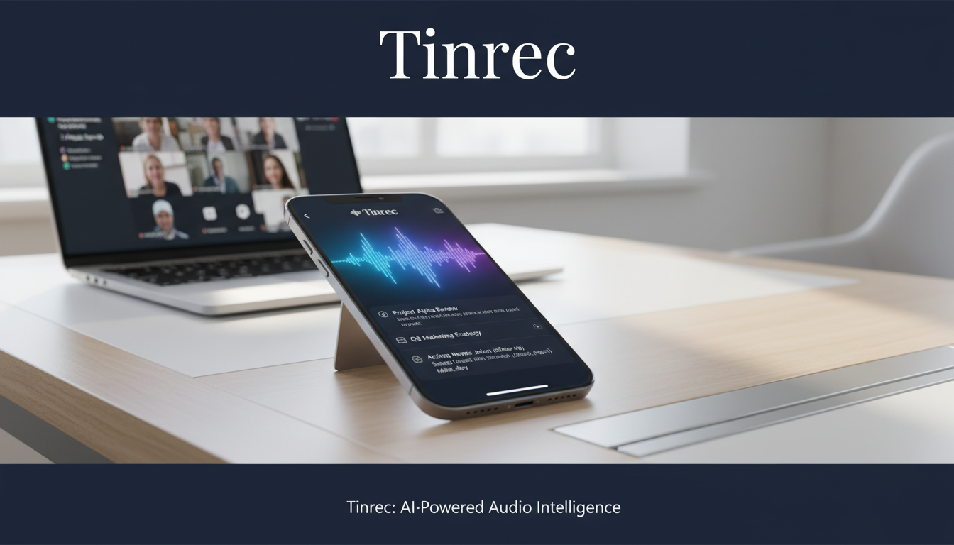 Tinrec iPhone錄音轉文字教學:5步實操完成會議逐字稿生成