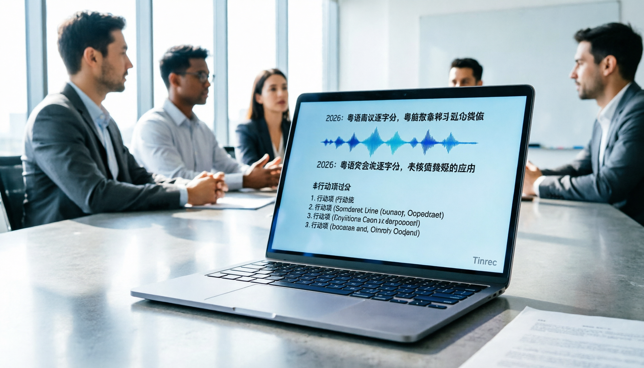 2026 年 5 款廣東話錄音轉文字工具評測，解決粵語會議記錄難題（含 Tinrec）