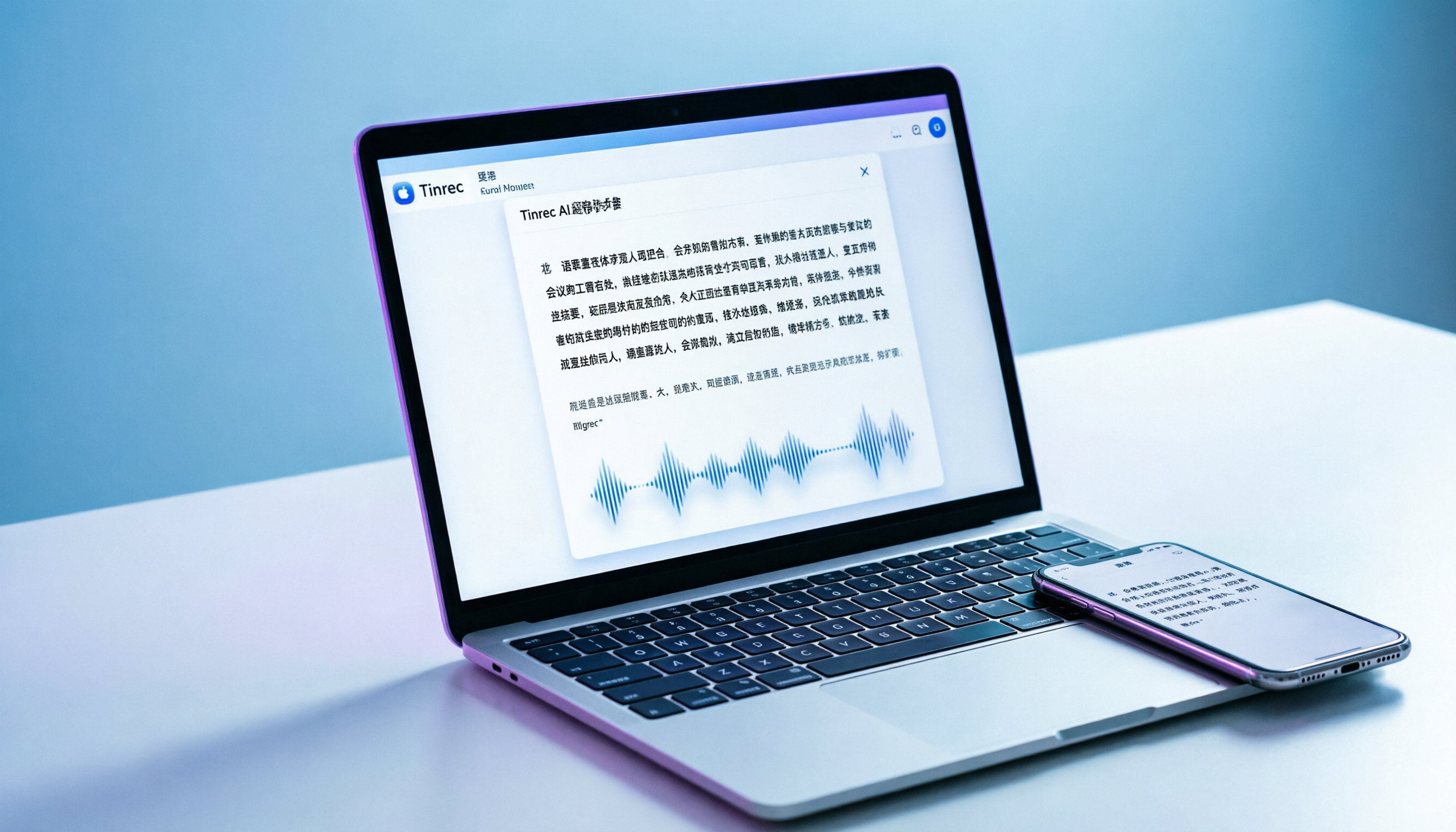 苹果語音轉文字/會議錄音轉文字：2026 年 6 款 AI 工具推薦與 Tinrec 實測