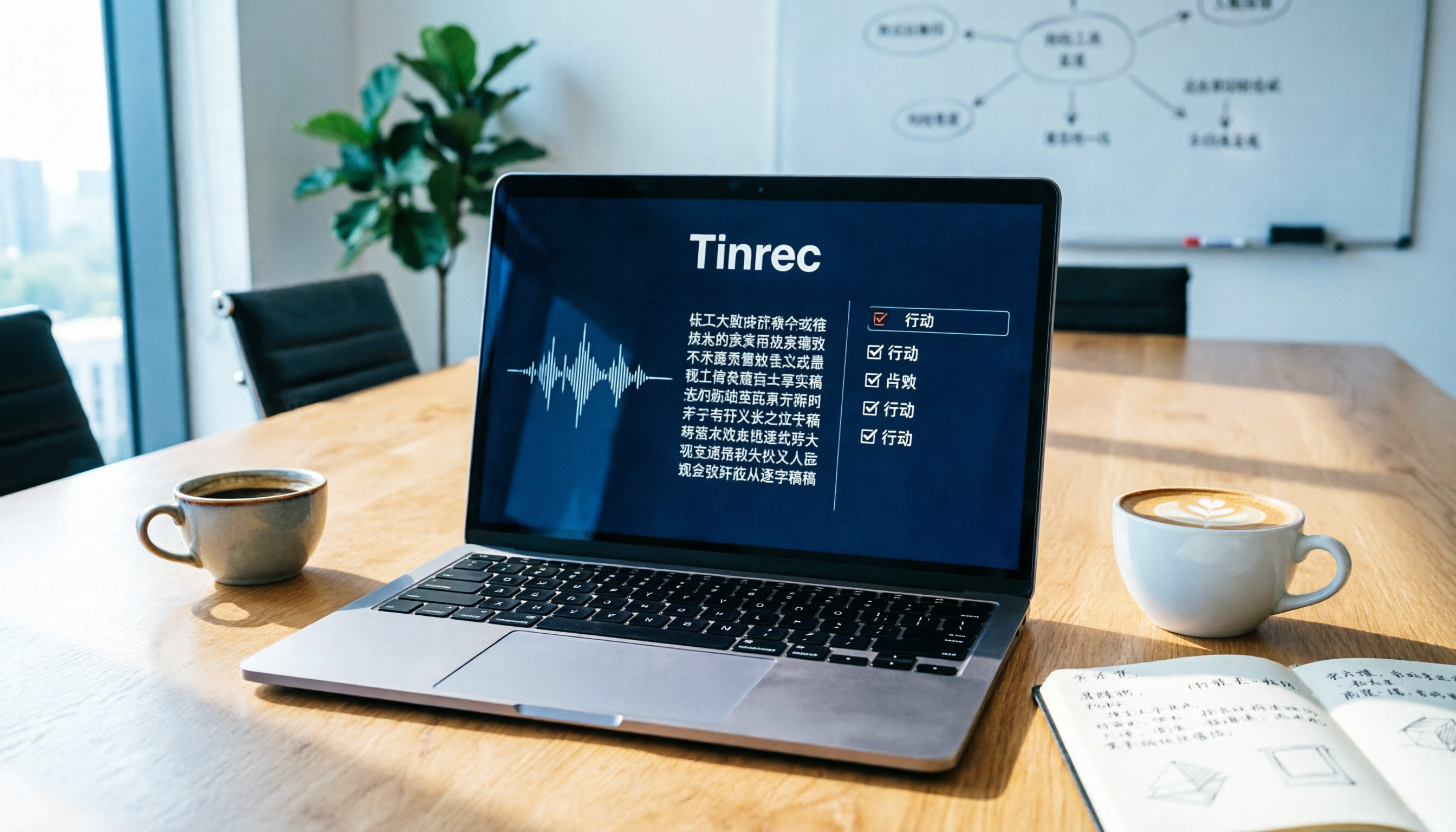 Tinrec 錄音檔轉文字繁體中文工具教程：5 步完成逐字稿與行動項