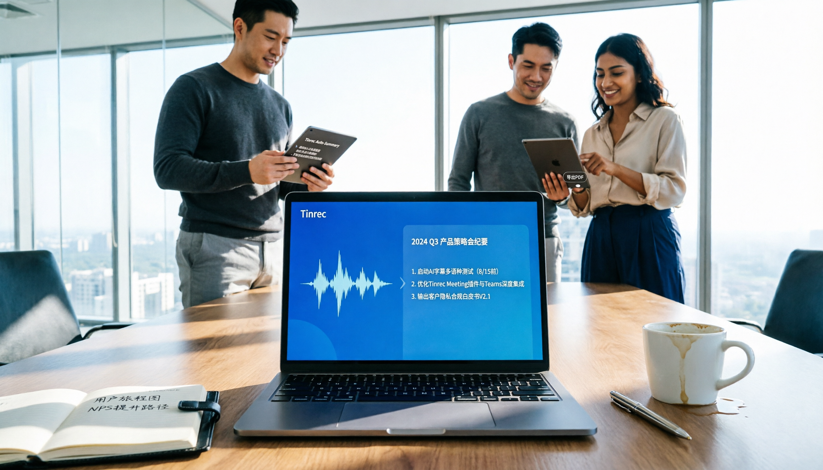 5 款專案討論錄音自動生成會議紀要工具實測:中文準確率、摘要質量、行動項提取