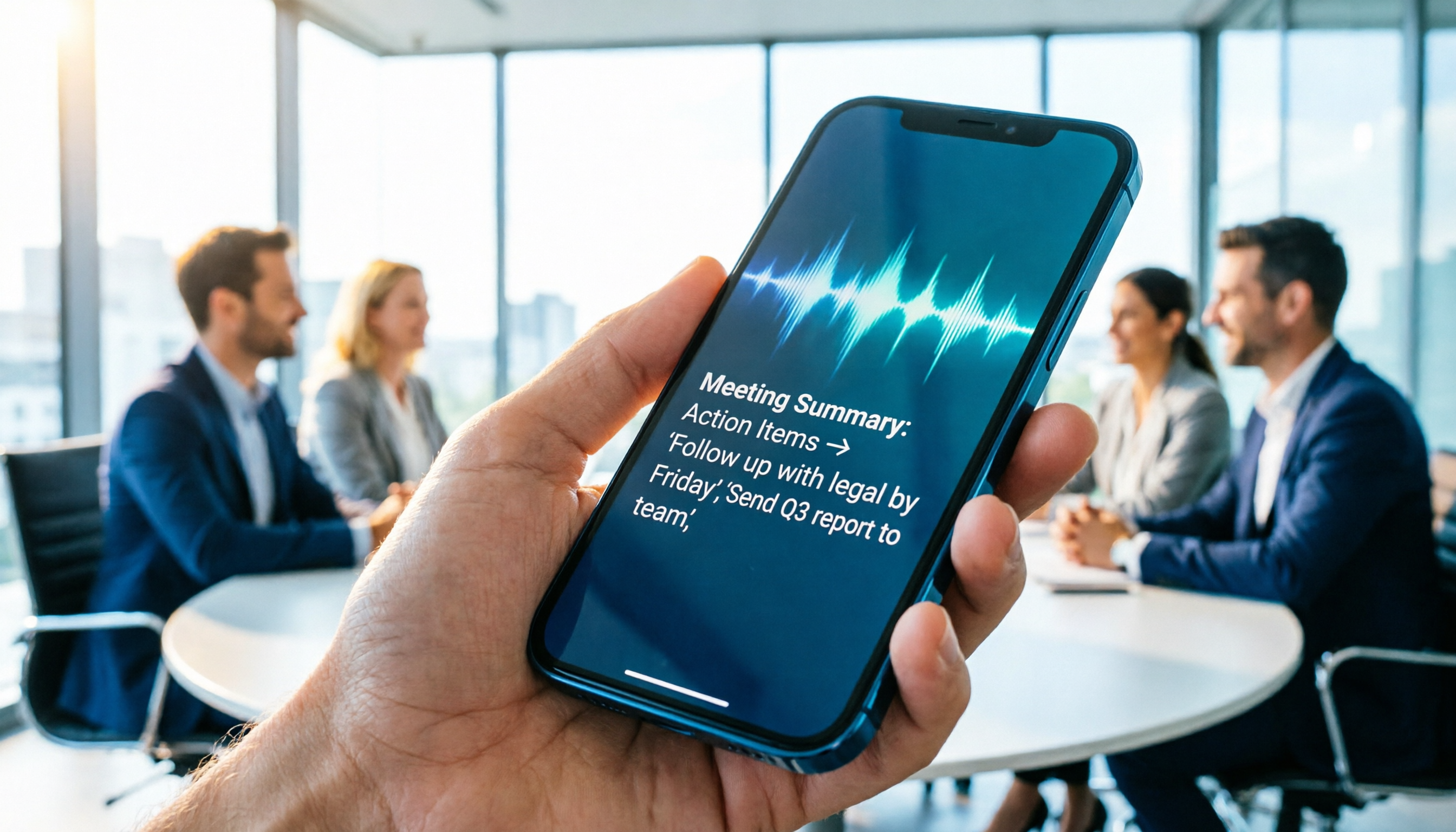 想 iPhone 錄音轉文字不手痠？6 款工具幫你自動生成會議紀要與行動項