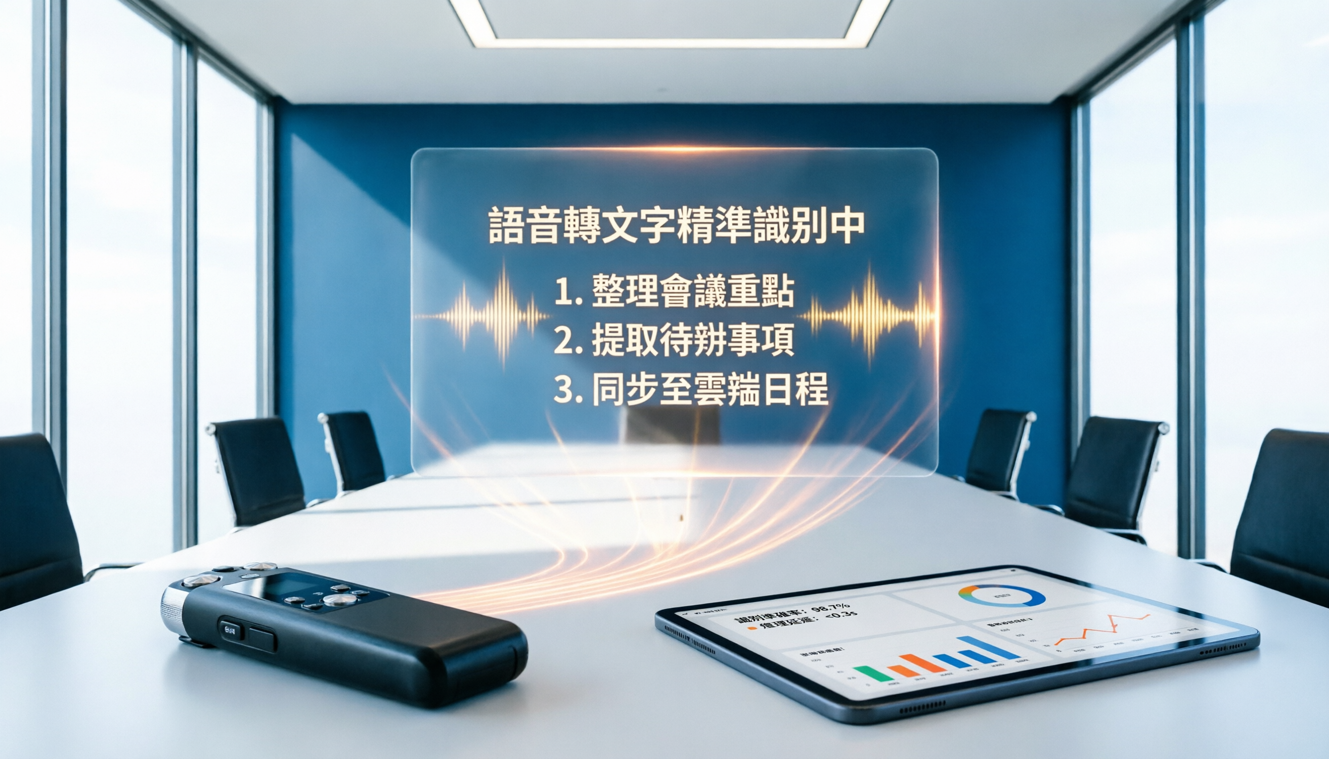 5 款錄音室級轉文字工具實測：中文準確率、即時性、行動項生成一次看懂