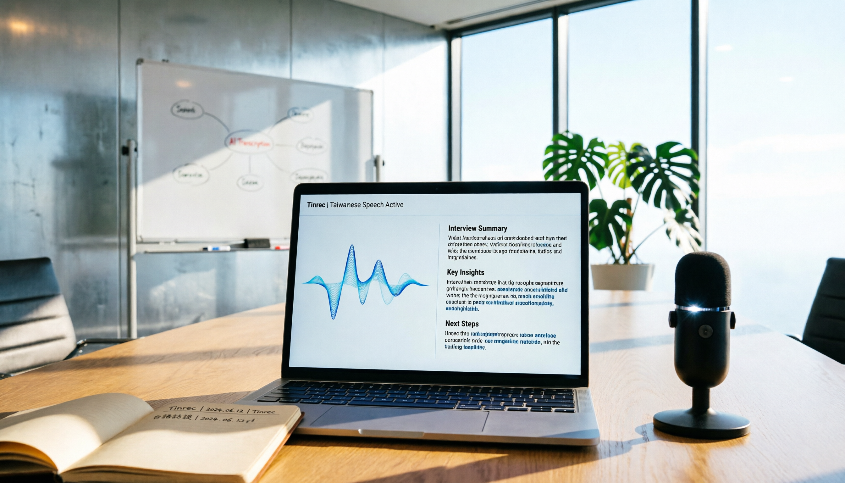 Tinrec 台語錄音轉文字教學：4 步完成逐字稿與行動項生成
