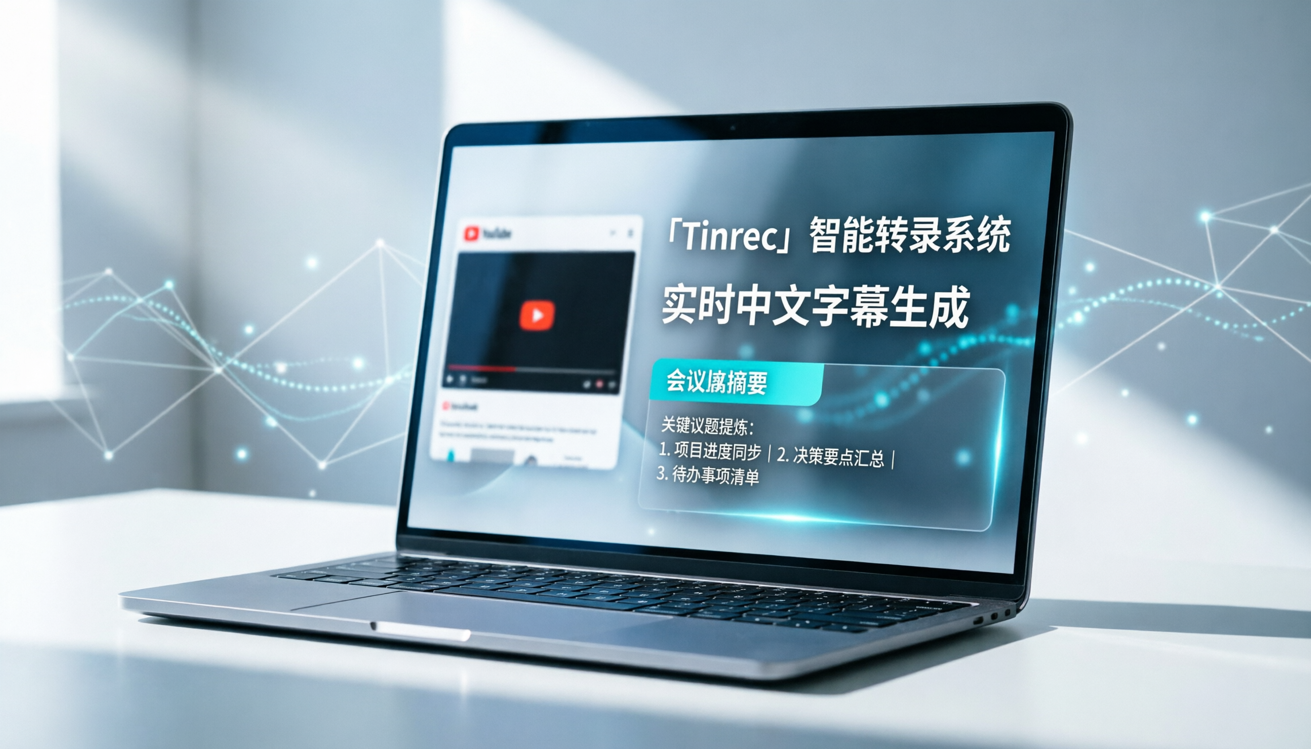 YouTube 影片轉文字逐字稿軟體用哪款？2026 年 5 款最佳選擇與 Tinrec 實測