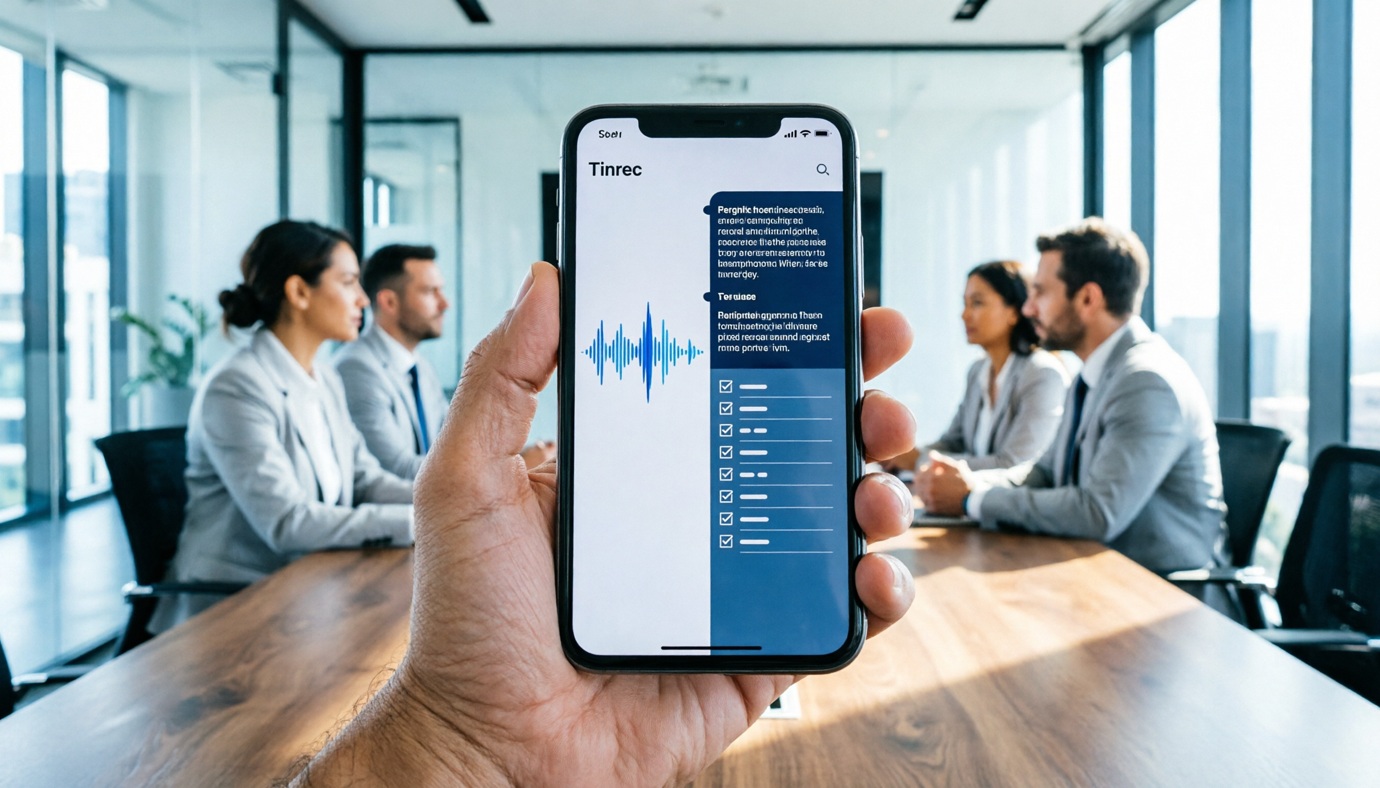 2026 手機錄音即時轉文字 App 推薦:解決會議筆記痛點,5 款工具評測與 Tinrec 實戰指南