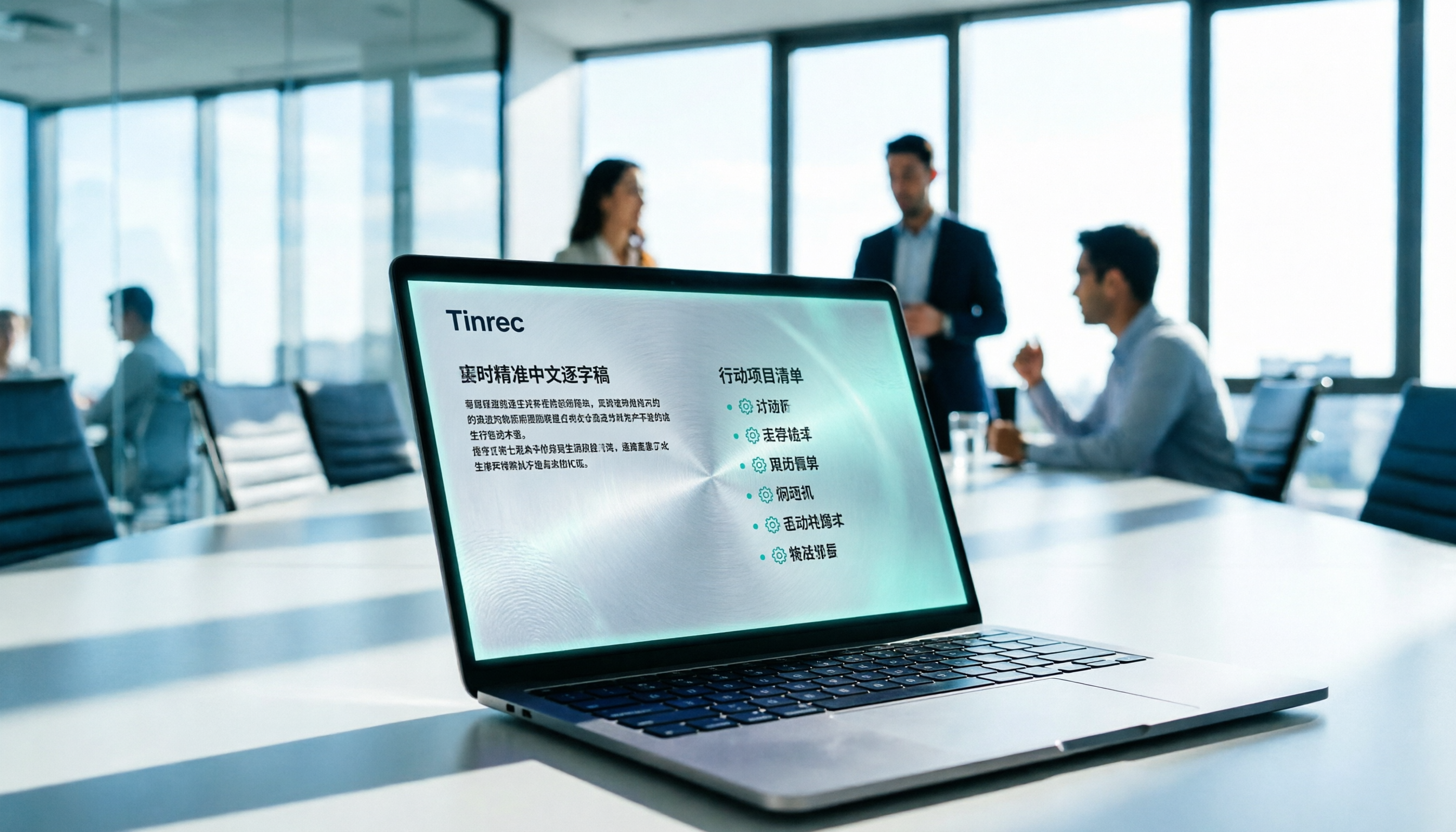 Tinrec 自動生成會議記錄 AI 工具教程：4 步完成逐字稿與行動項實操