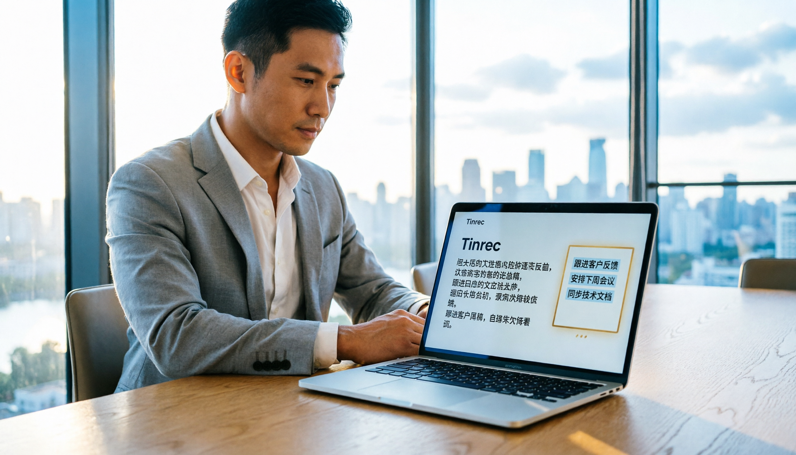 Tinrec 中文 AI 聽寫工具教學:5 步完成會議逐字稿與行動項實操