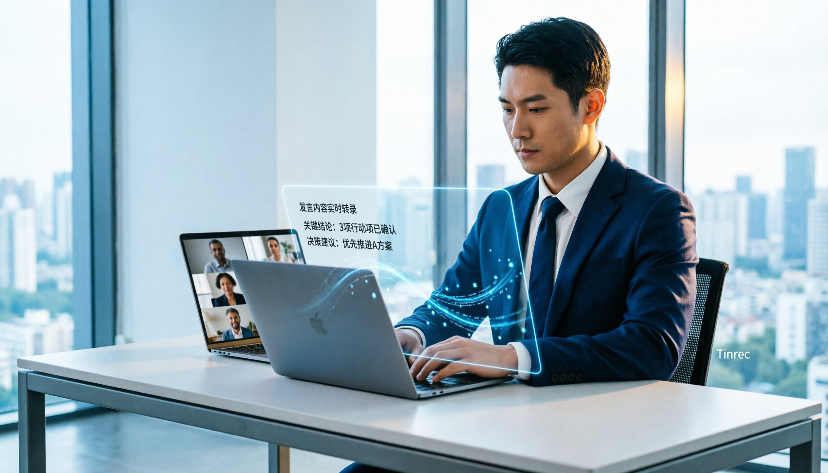 2026 遠端會議錄音轉逐字稿 App 推薦：解決中文識別與摘要難題，5 款工具橫評與 Tinrec 實戰指南