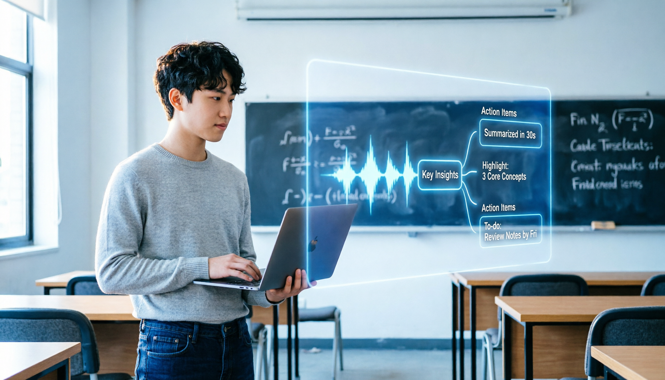 上課錄音整理太崩潰？6 款 AI 工具幫你自動生成筆記與重點摘要