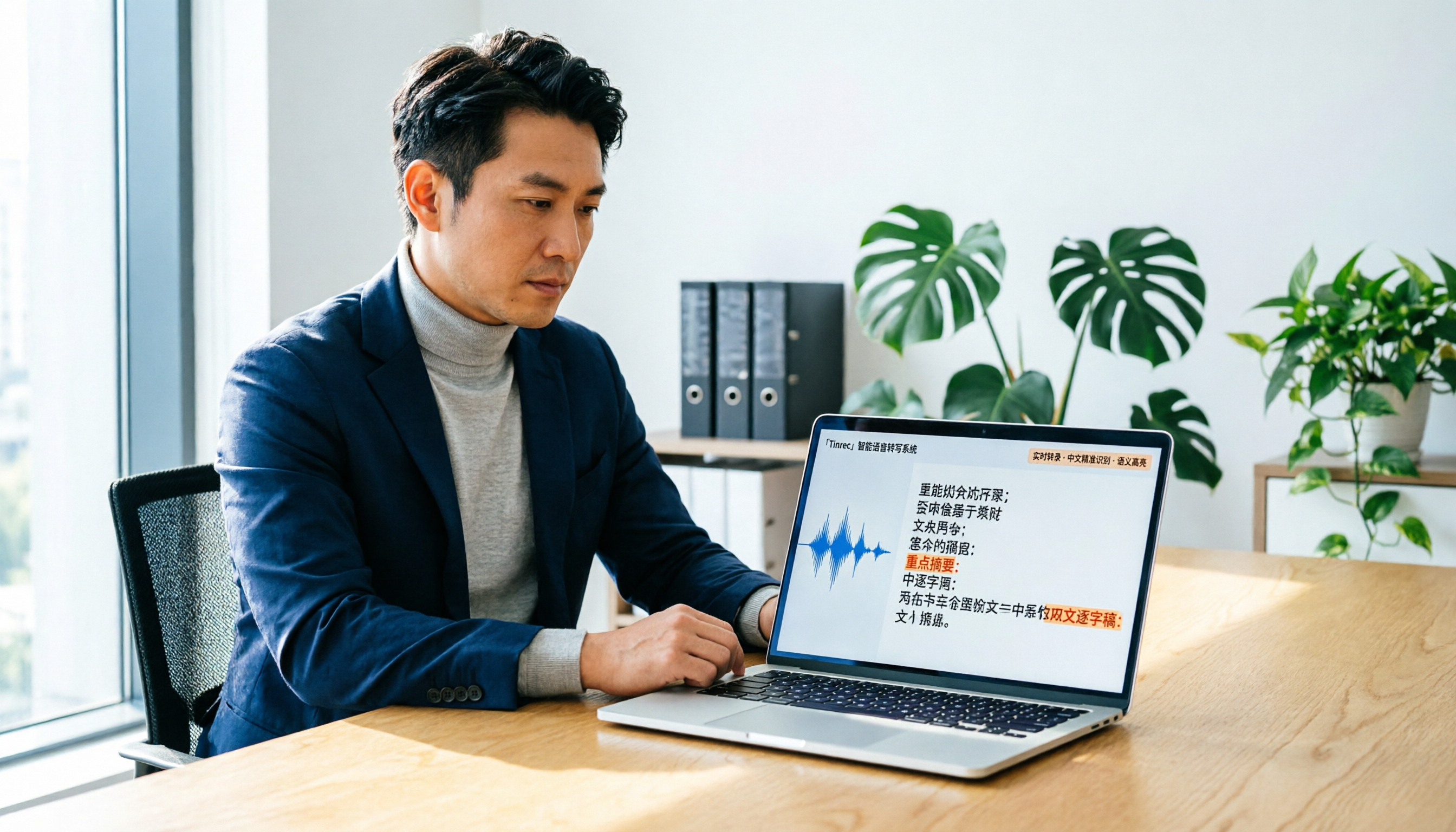 Tinrec 採訪錄音整理教程：4 步完成逐字稿與重點摘要實操