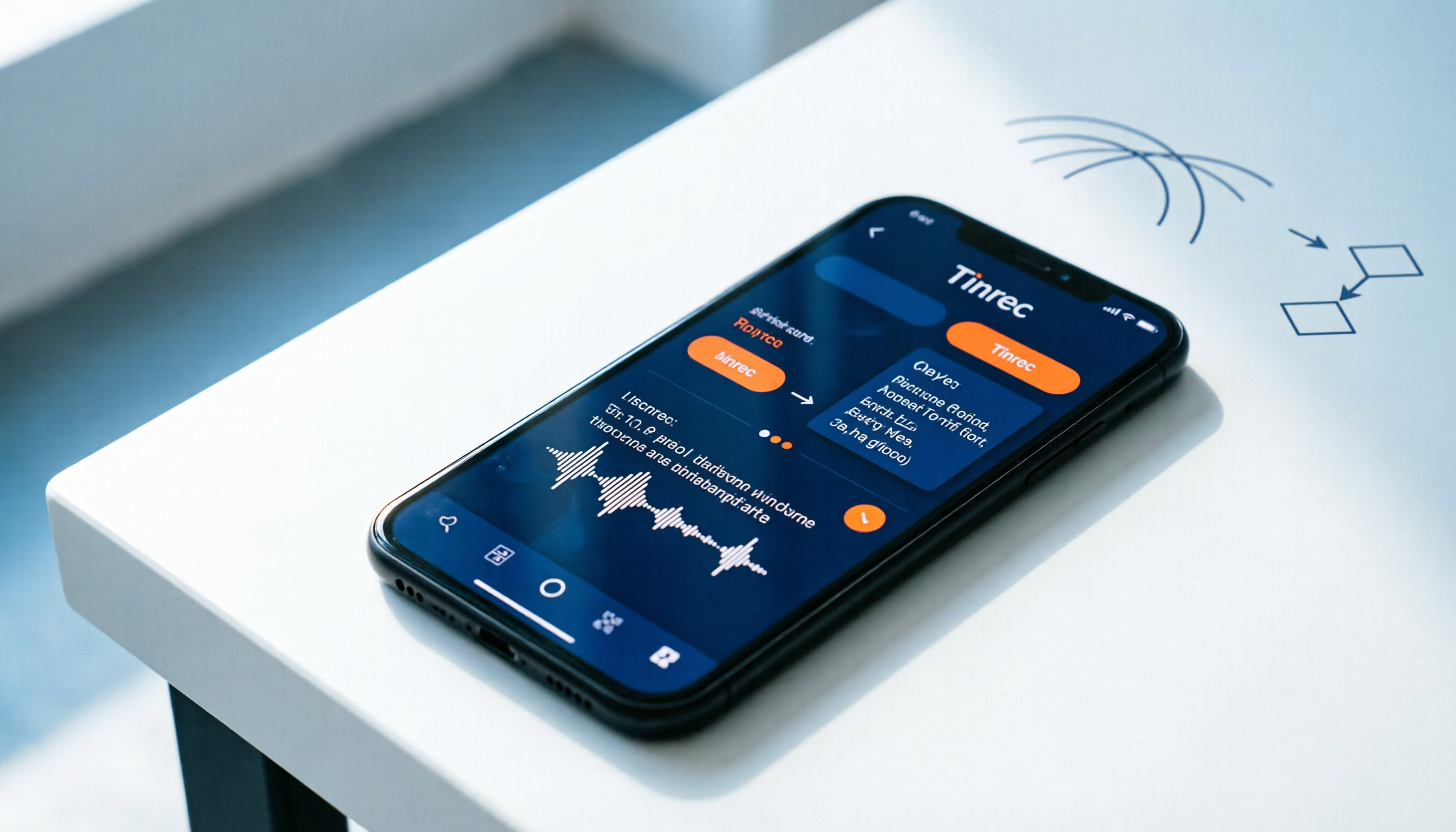 Tinrec mp3 轉文字手機應用教學：4 步完成逐字稿與會議摘要實操