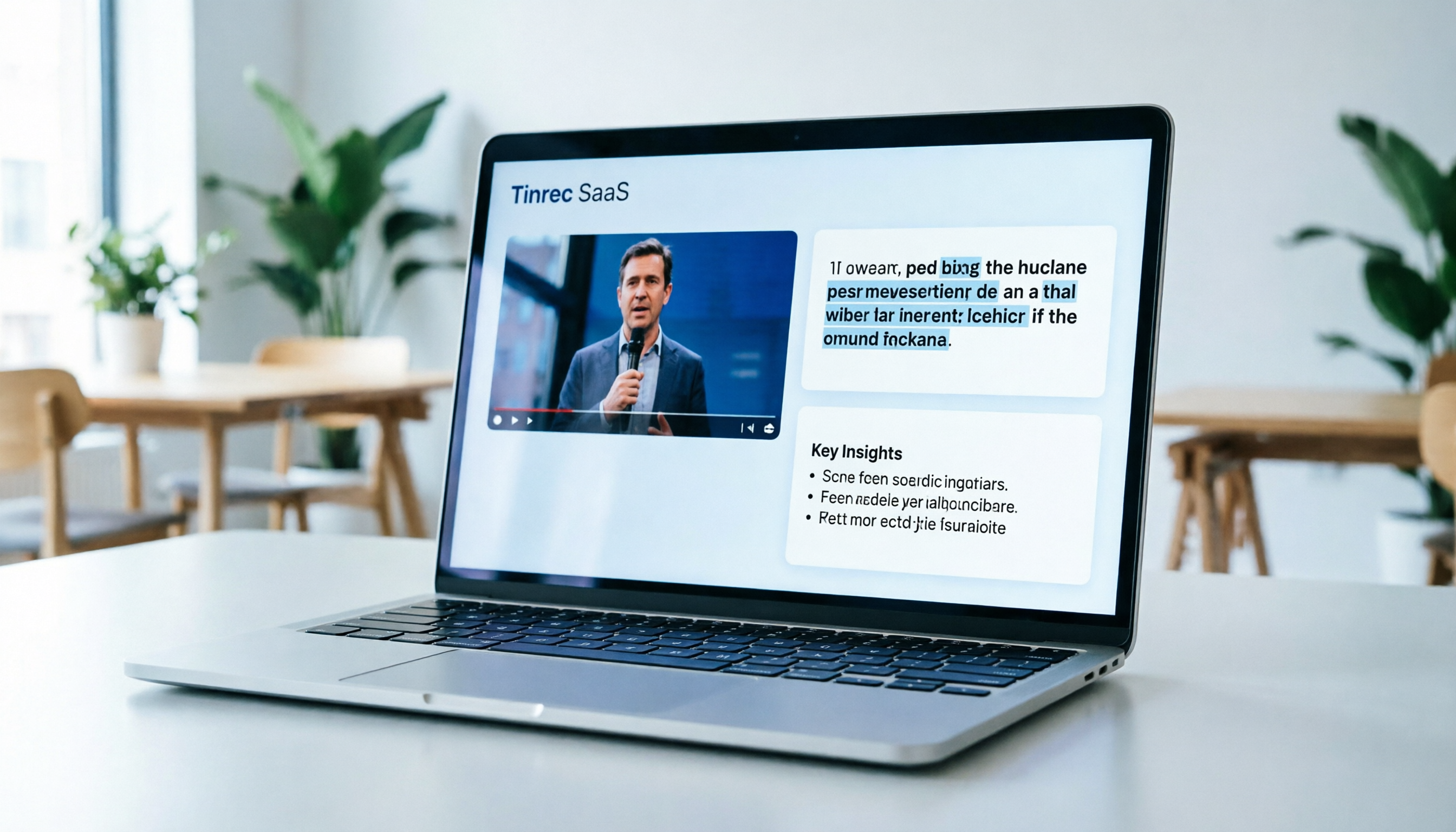 Tinrec 視頻轉文字工具教學：5步完成影片逐字稿與AI摘要