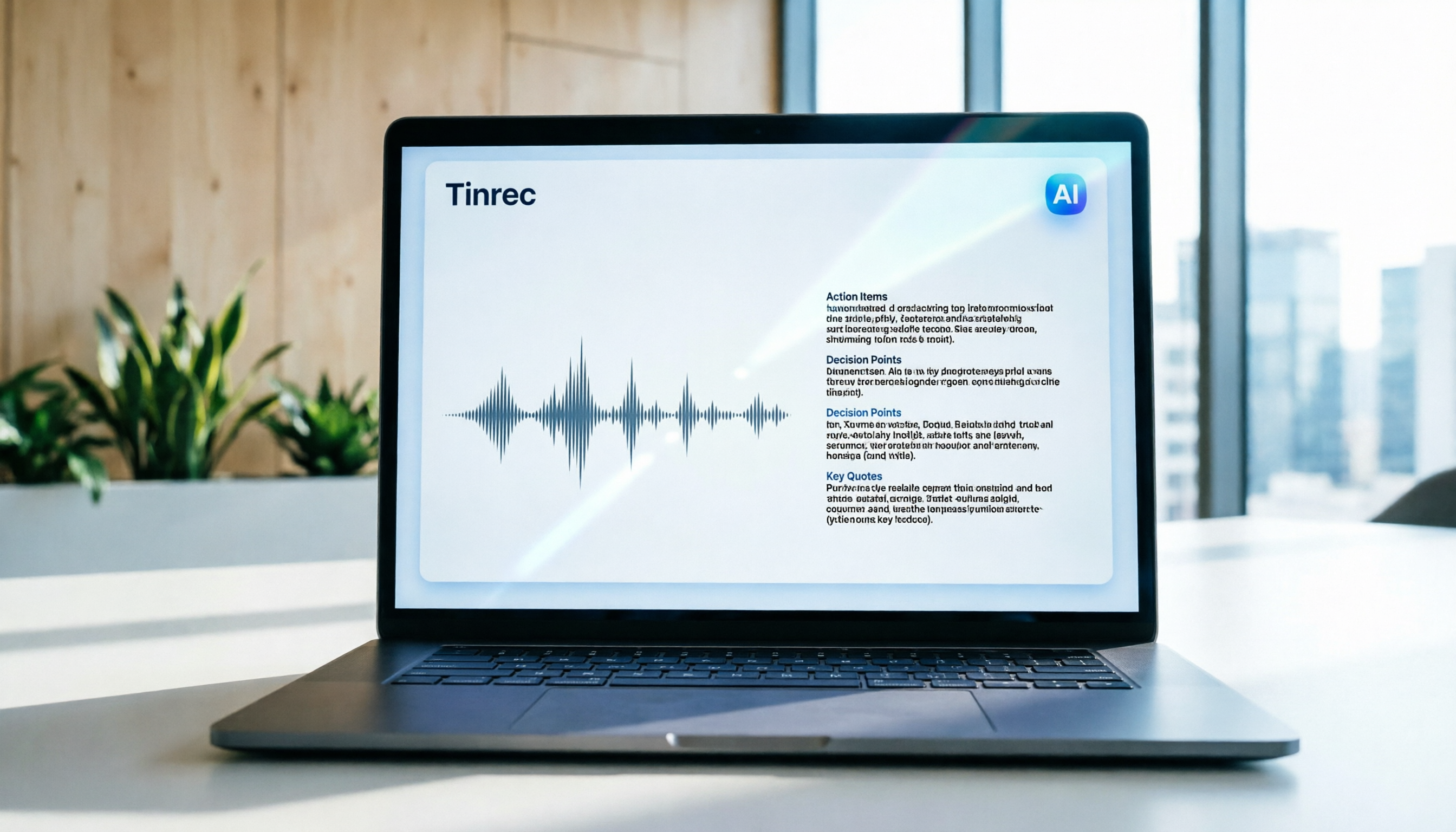 5款MP3轉文字工具實測:Tinrec AI自動生成摘要,告別手動聽寫苦工