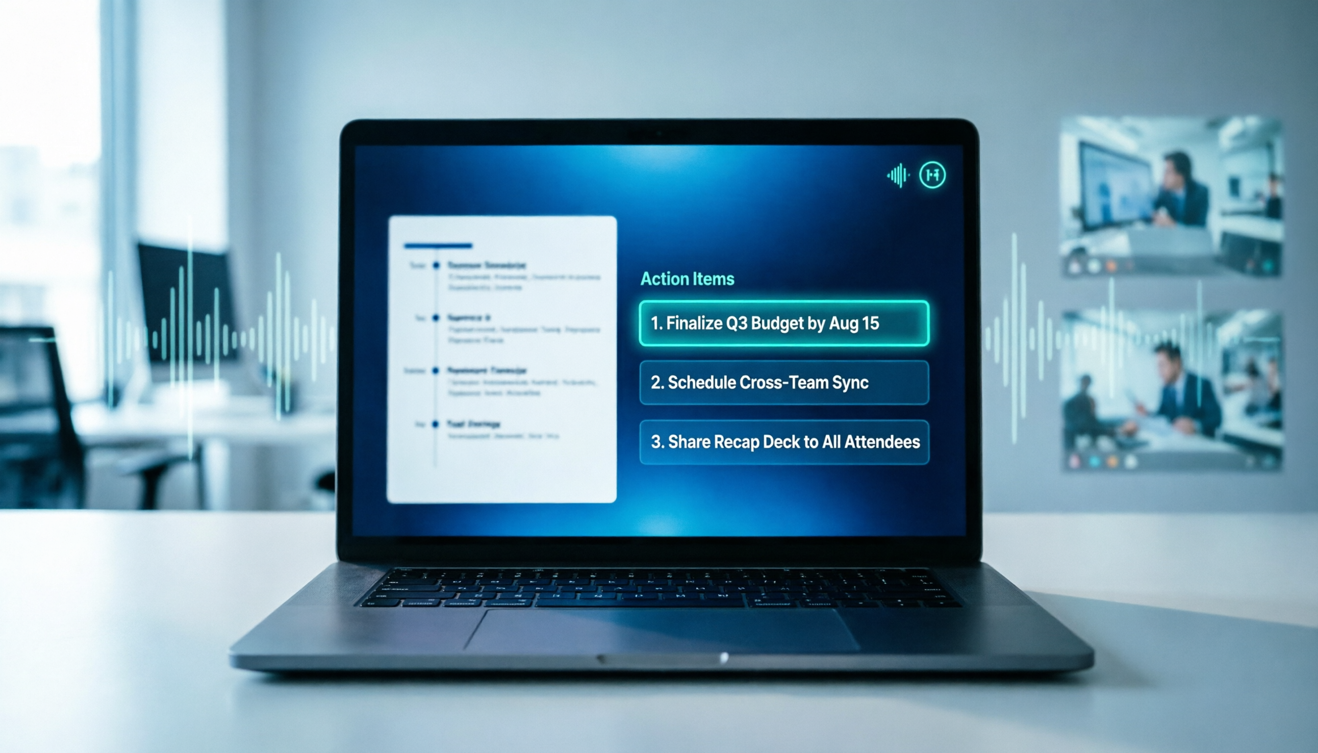 【文檔總結AI推薦】6款工具深度評比:會議摘要、影片重點與行動項提取怎麼選