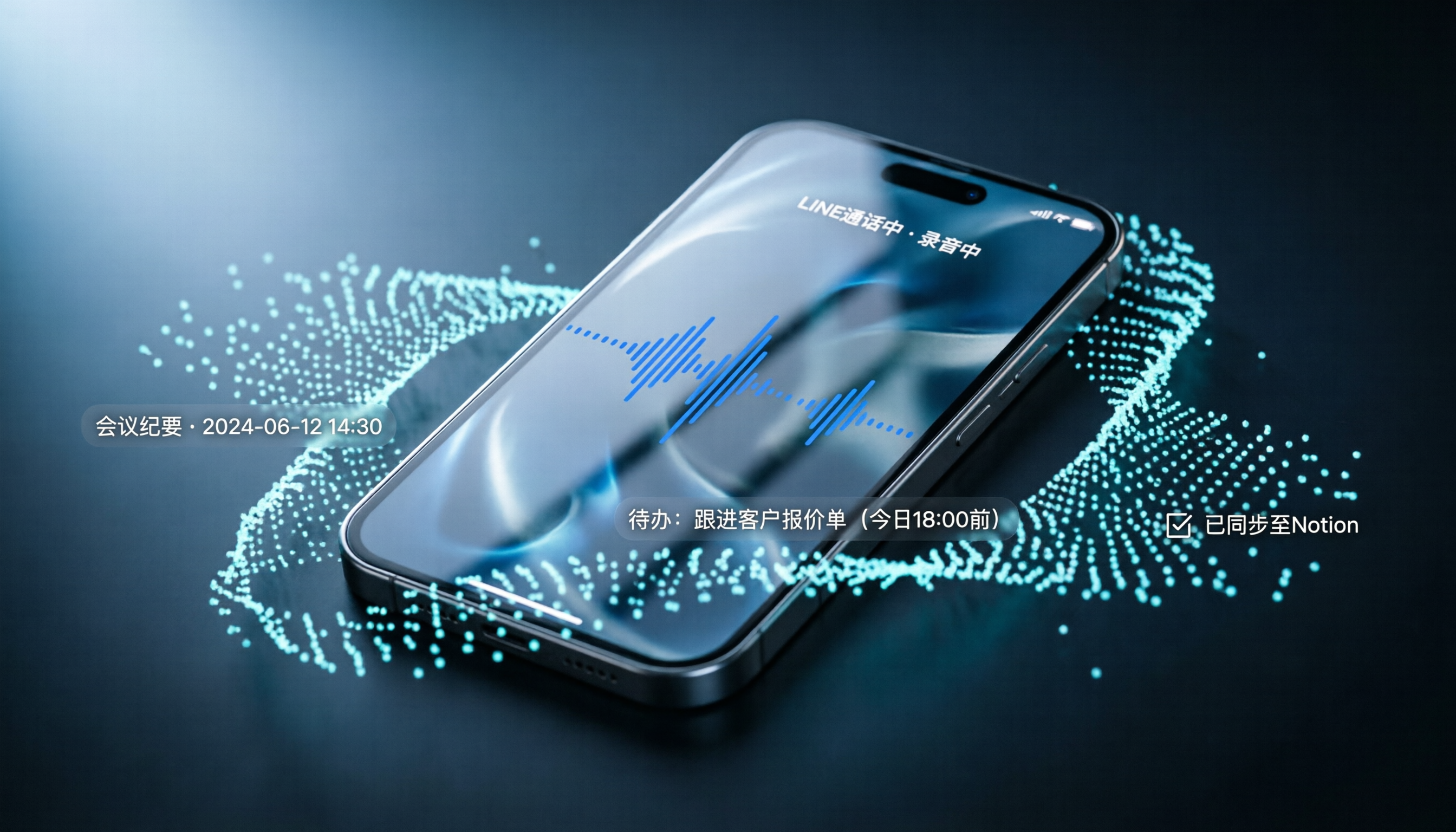 iPhone LINE 錄音轉文字：2026年5款AI工具推薦與Tinrec實測教程