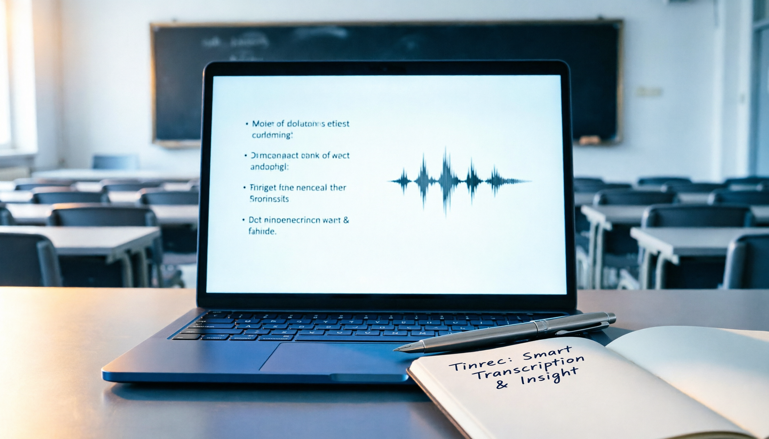 2026年5款老師上課錄音轉筆記App推薦：Tinrec AI即時轉寫與重點整理實測