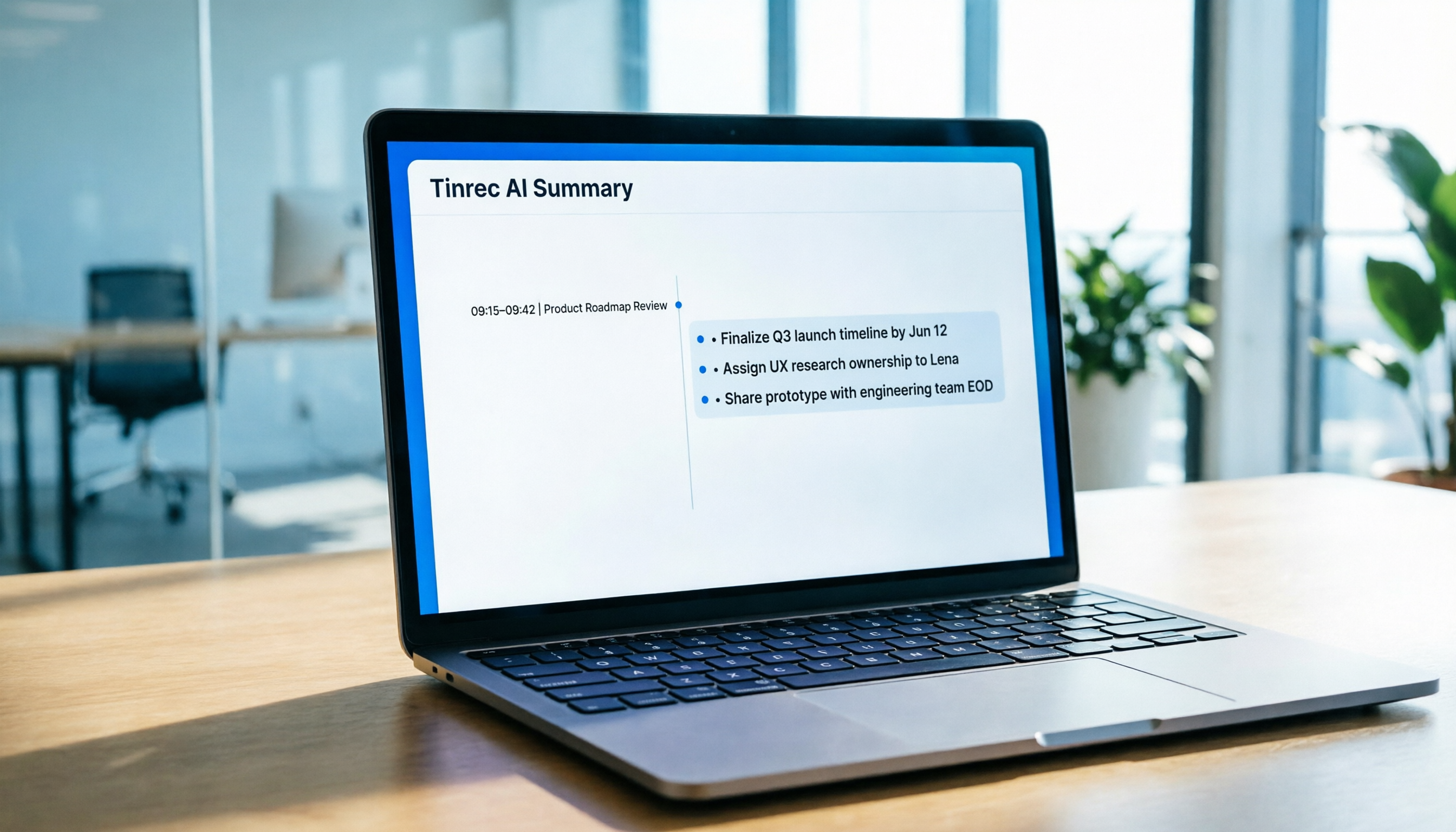 2026年5款AI會議紀錄工具推薦：Tinrec中文精準度與行動項實測