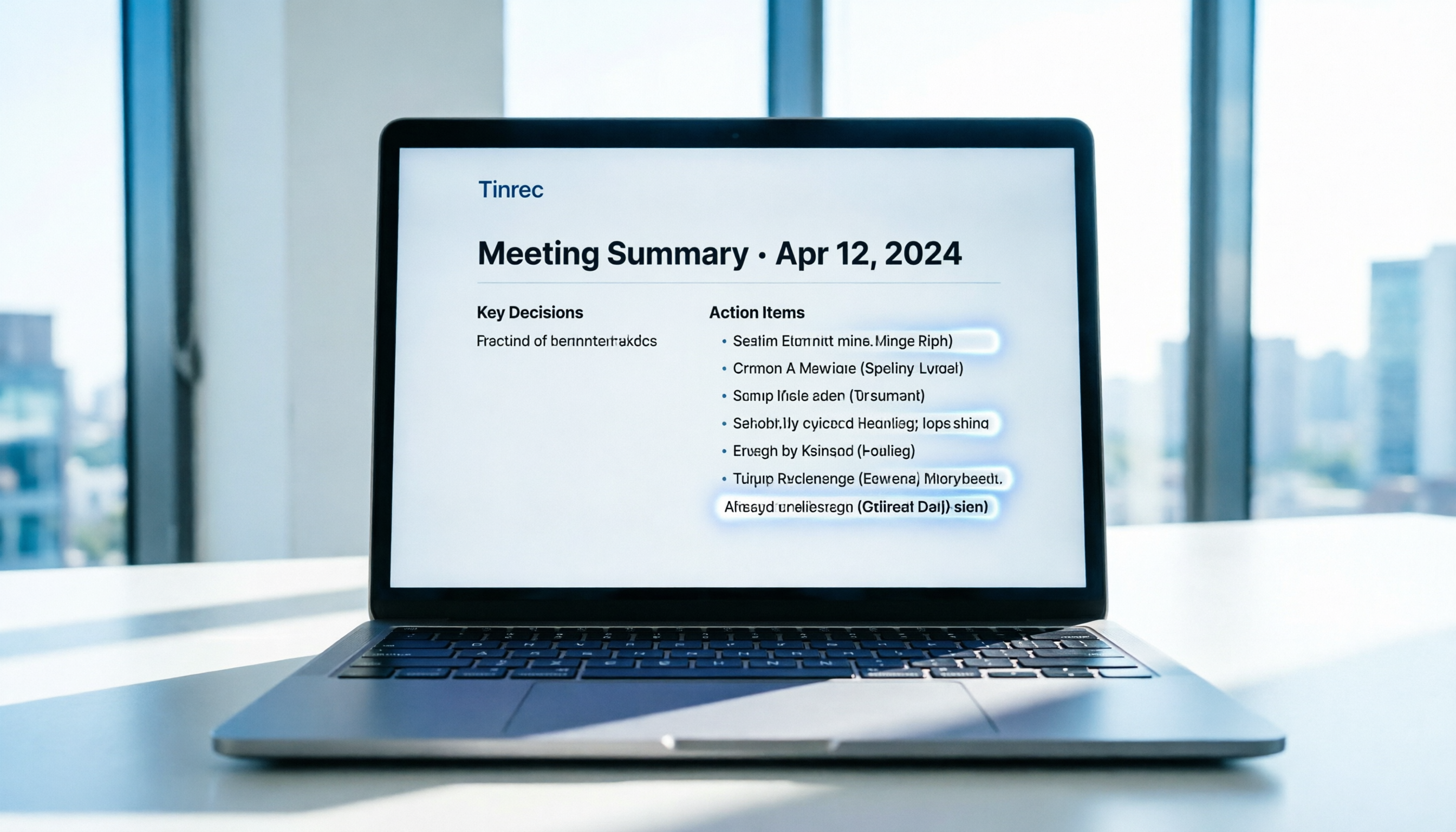 2026工作會議筆記 AI 整理助手推薦：Tinrec vs Otter.ai，誰能自動生成行動項？