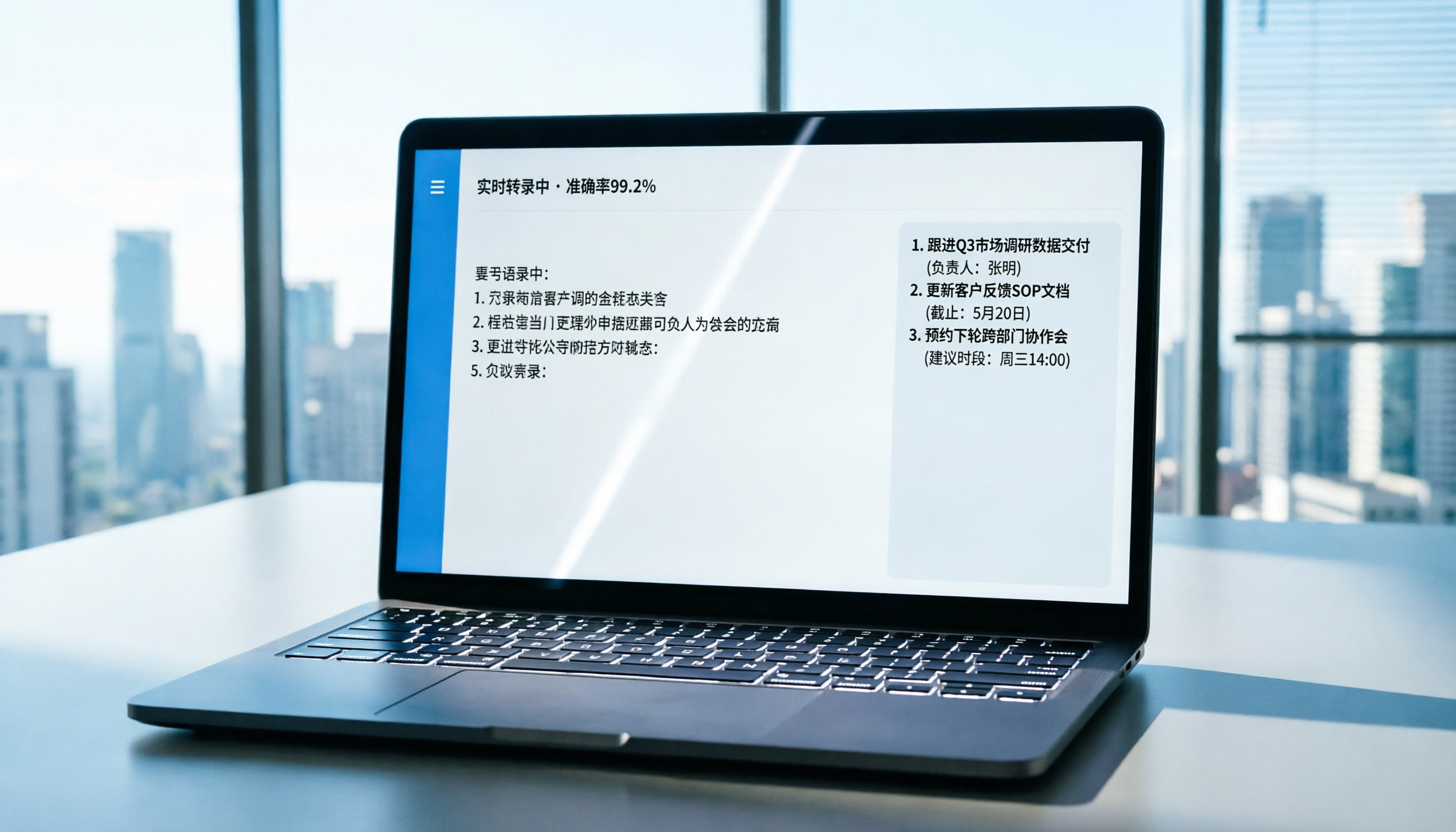 高準確率 AI 會議記錄工具推薦：5款實測對比，Tinrec 讓中文逐字稿與行動項一鍵生成