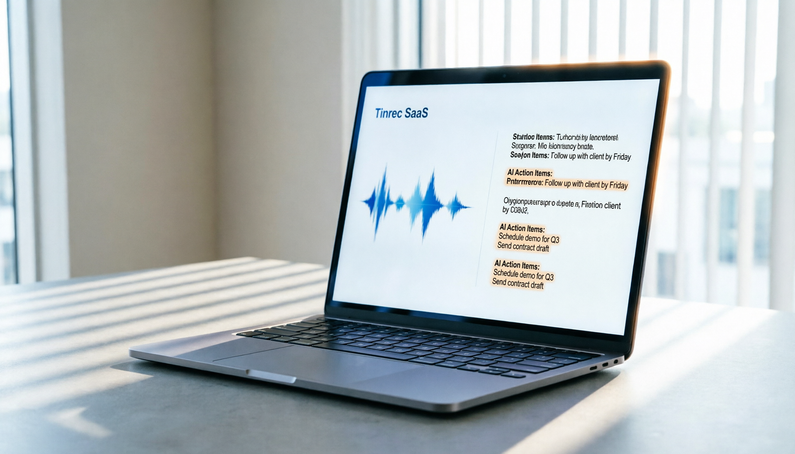 Win 10 錄音轉文字教學：5步完成會議紀要與AI摘要（Tinrec實測）