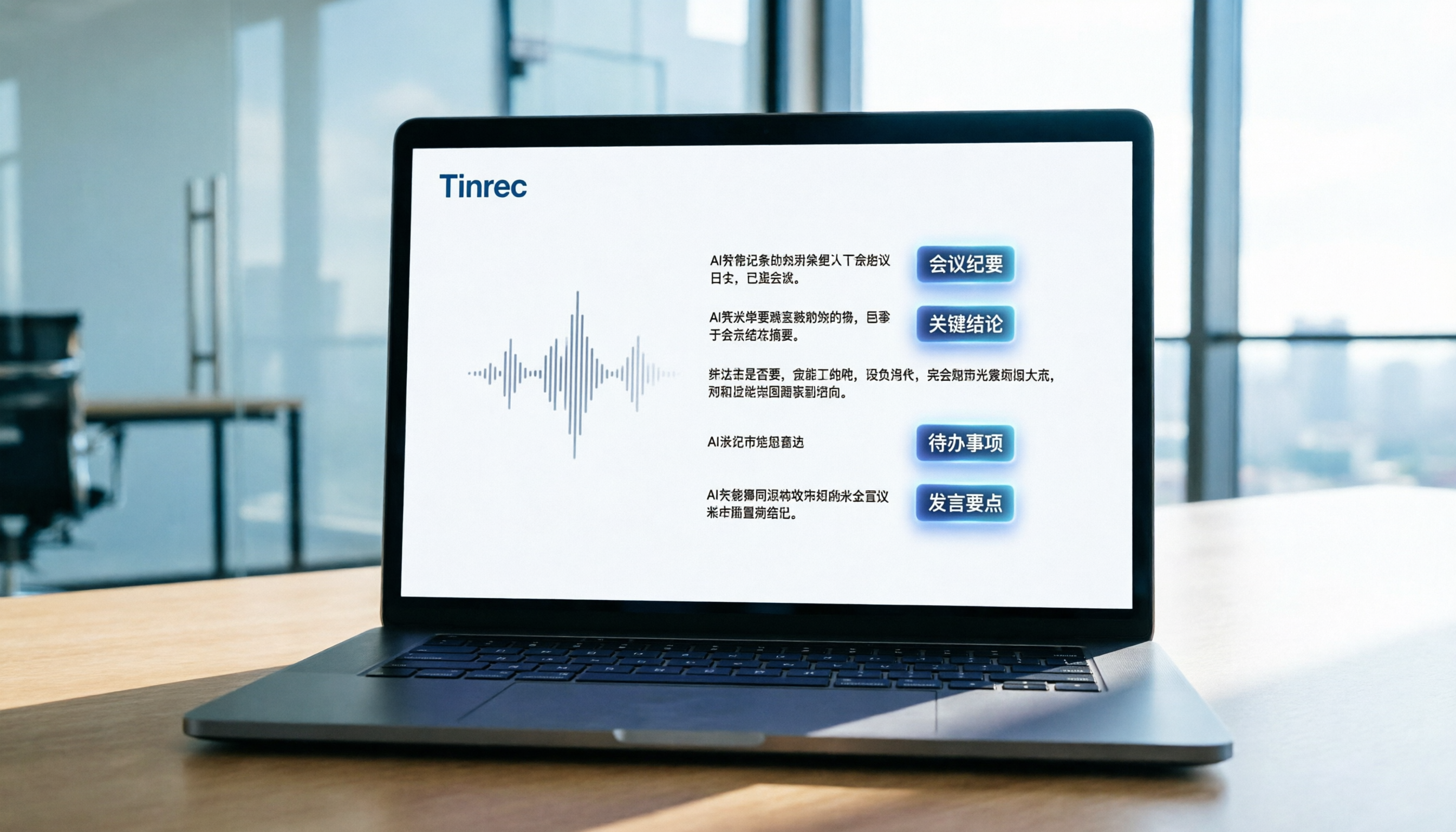 2026年5款免費錄音轉文字工具評測：中文準確率、AI摘要與Tinrec實戰比較