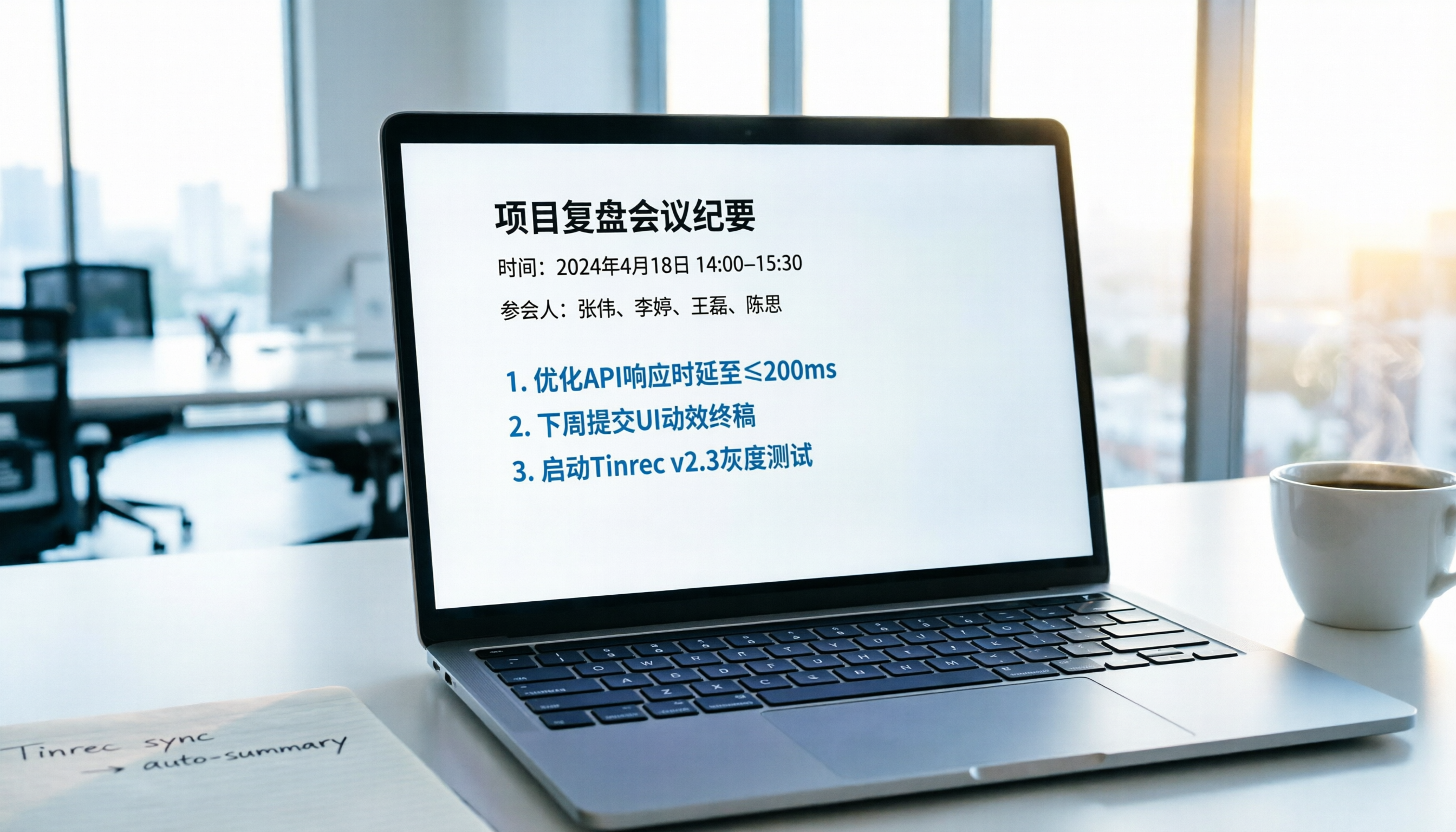5款線上開會 App 實測：中文轉寫準確率與 AI 摘要評比，Tinrec 讓會議效率翻倍