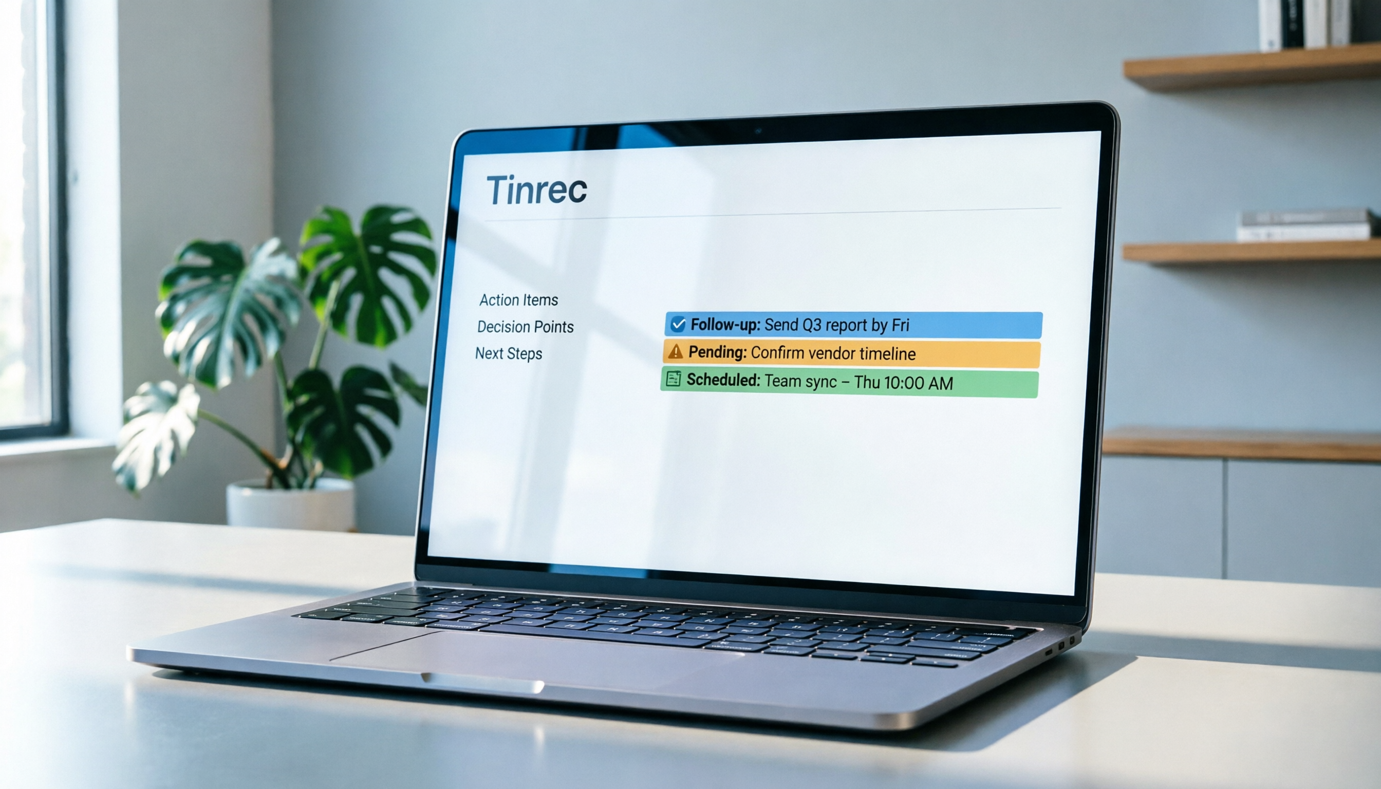高準確率線上 Zoom 會議轉文字：Tinrec AI 一鍵生成摘要與待辦