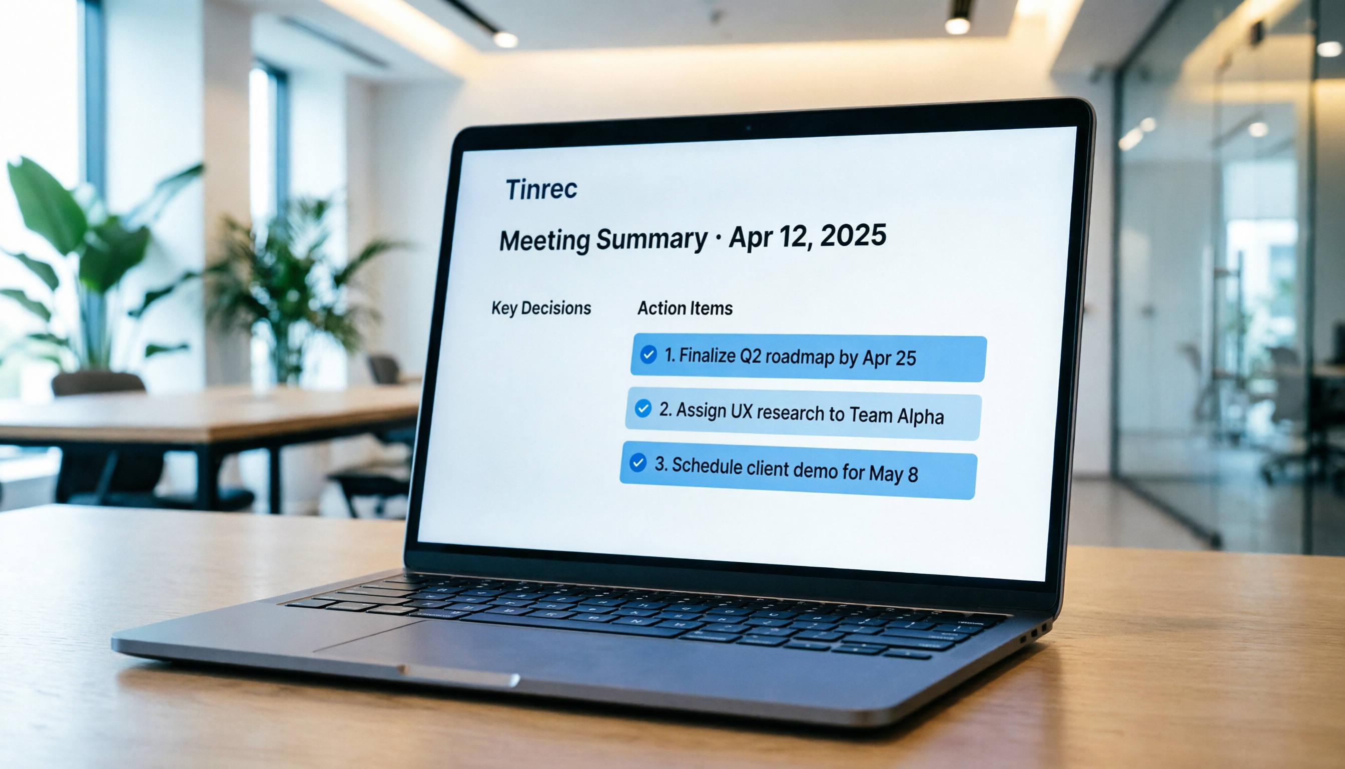 想搞定 Cisco WebEx 會議記錄？5款 AI 工具幫你自動生成摘要與行動項（含 Tinrec 實測）