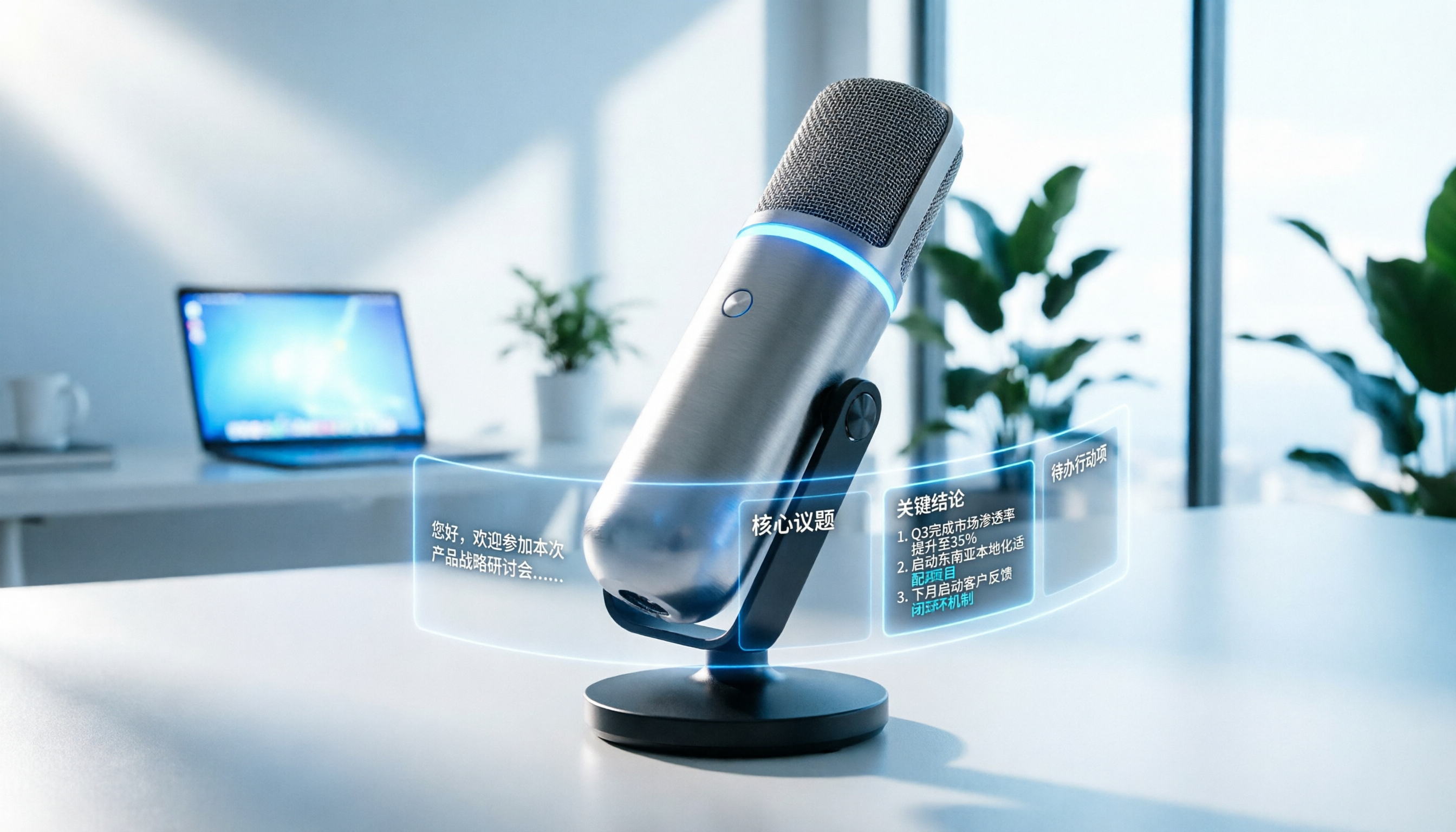 Tinrec線上會議麥克風實錄教學：5步完成AI逐字稿與摘要