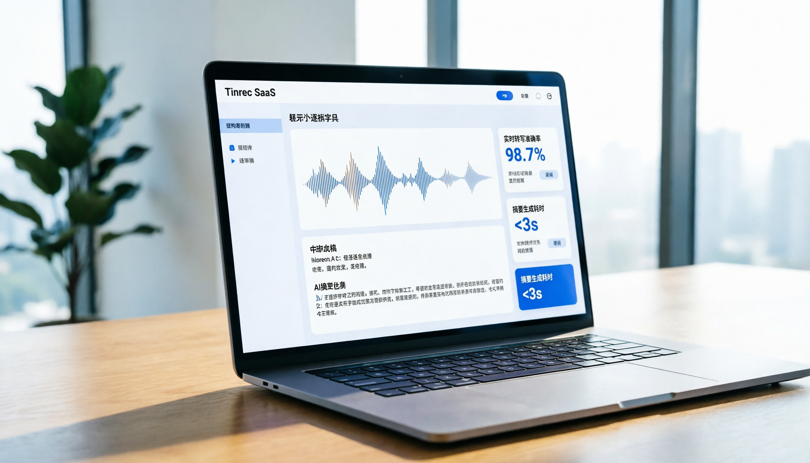2026年5款語音檔轉逐字稿工具推薦：Tinrec與競品實測，精準生成會議摘要