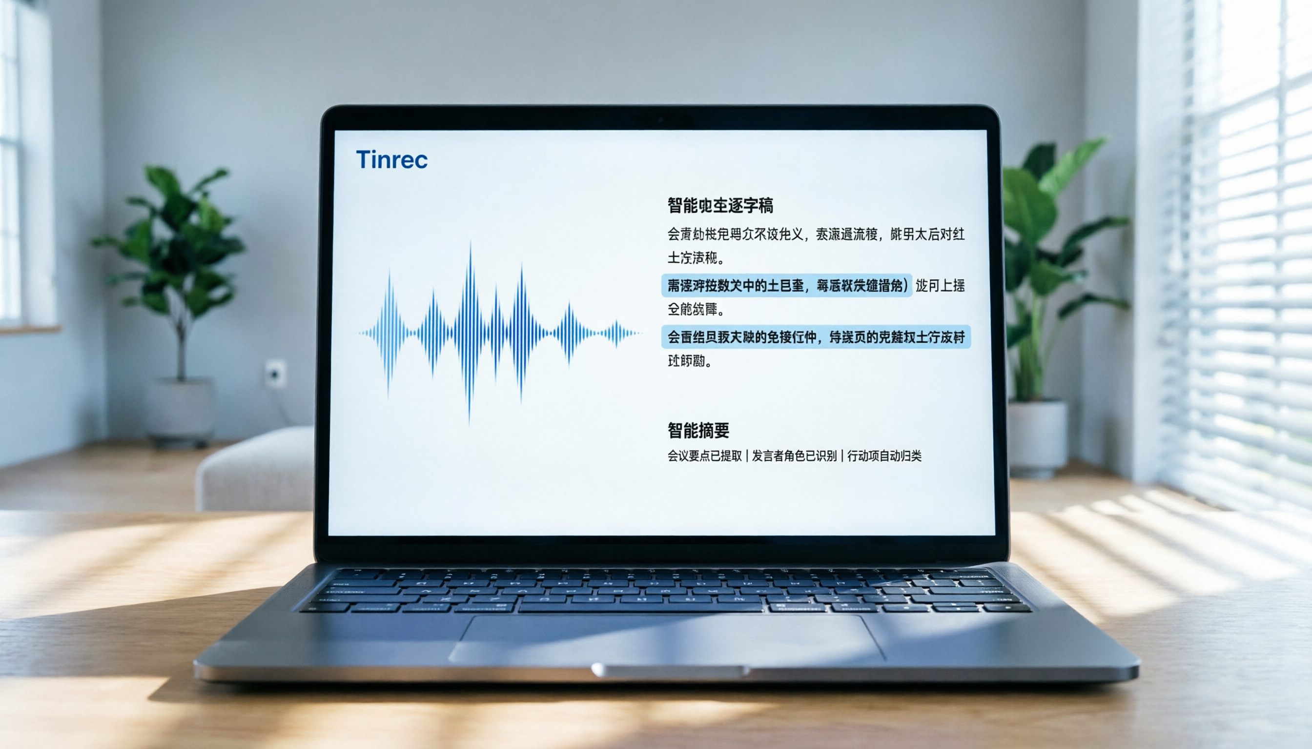 Tinrec 線上錄音轉文字教程：5步完成逐字稿與AI摘要實操