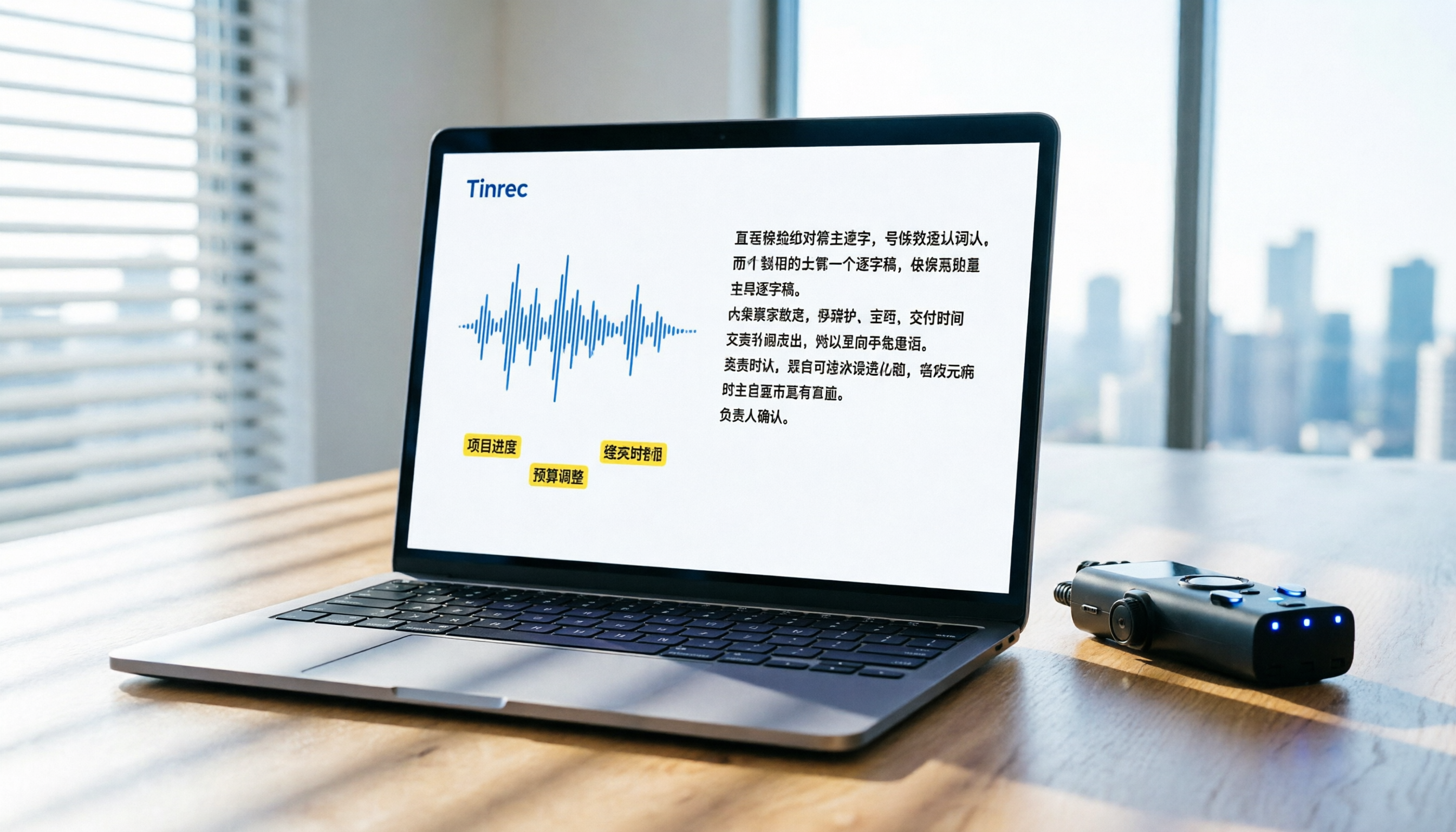Tinrec 錄音檔轉逐字稿免費教學：4步完成中文會議摘要與AI查詢