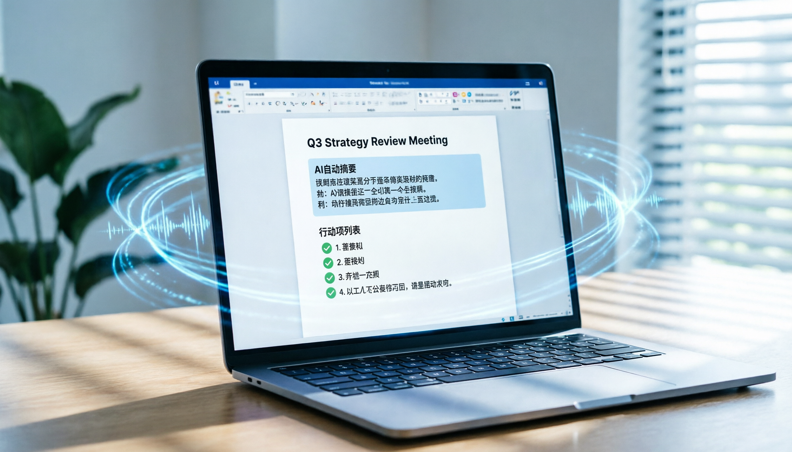 2026年5款會議記錄表Word生成工具推薦：AI自動摘要與行動項實測